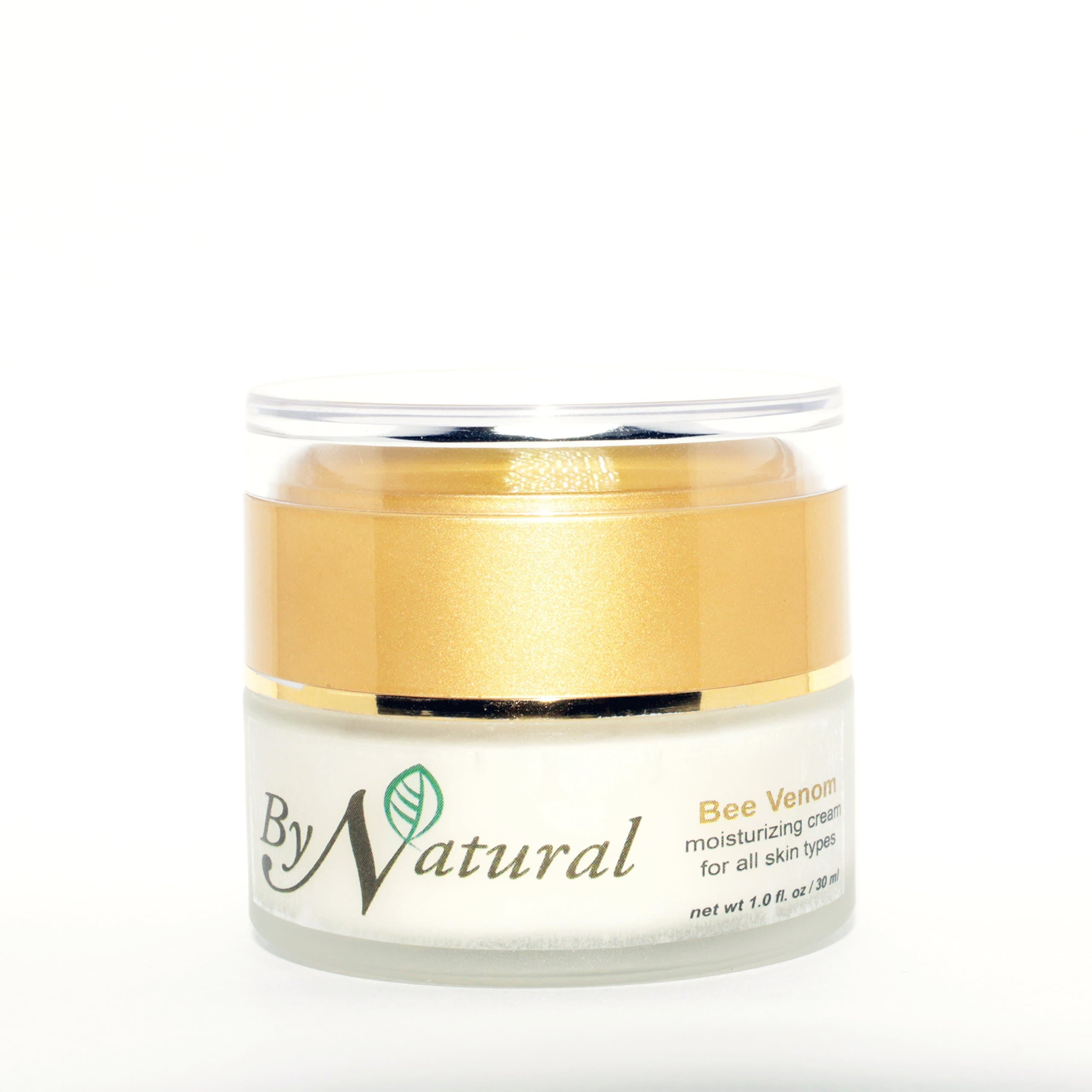 ByNatural Bee Venom Moisturizing Cream- Ultimate Antiaging, All Natural Based Ingredients, Fresh Low Molecular Rice Peptides, Balanced Nutrients (Trial Size(5 gram))