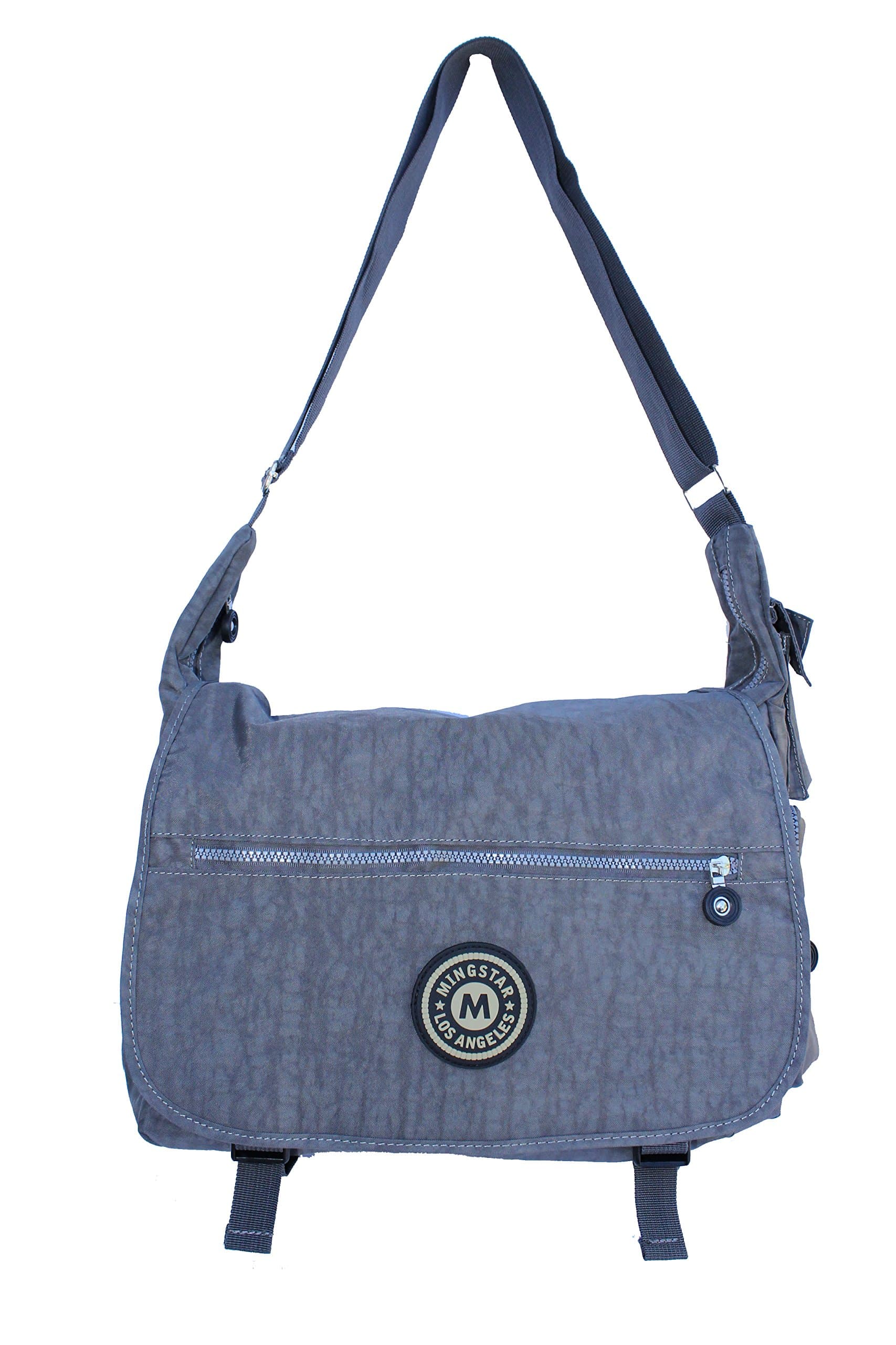 MacPak (TM) Fashion Casual Cross Body Messenger Shoulder Bag (Gray)