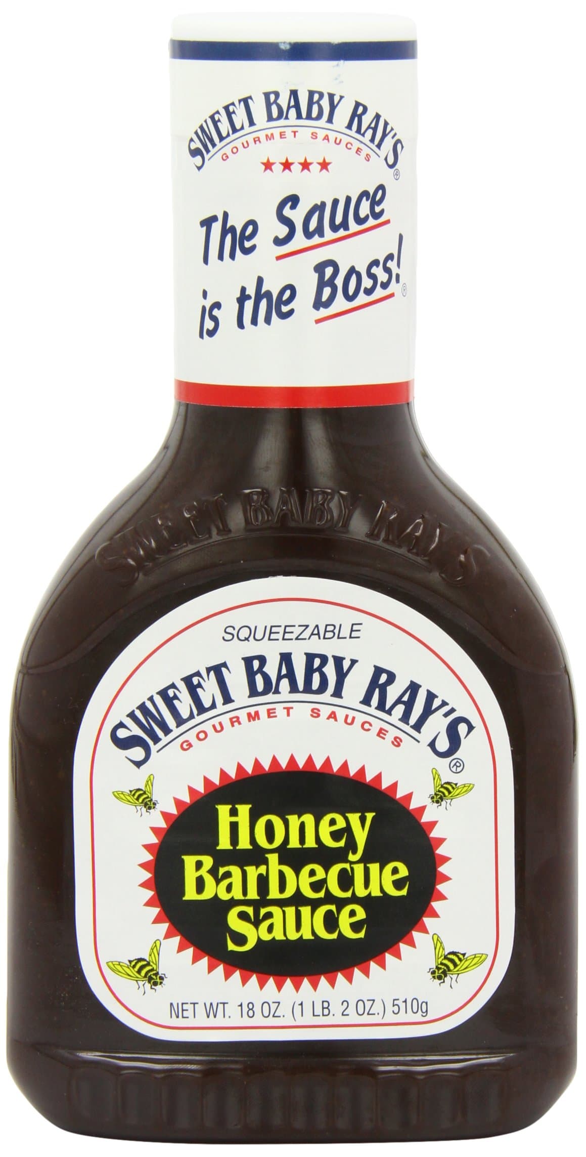 Sweet Baby Ray's Honey Barbecue Sauce 18 oz 510 g (Pack of 1, Total 2 Sauces)