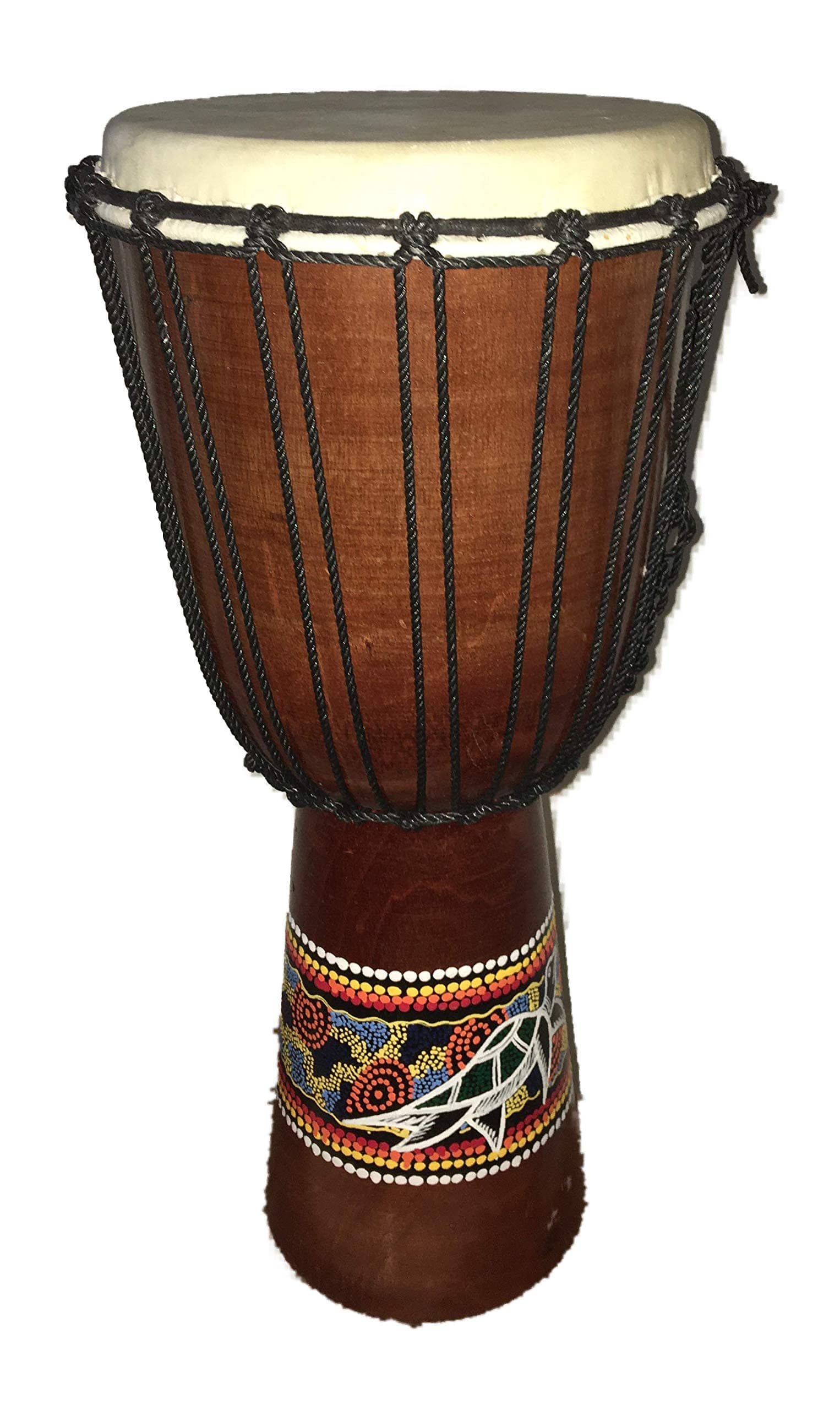 Hand Painted Djembe Drum West African Bongo Drum (Height: 60cm)