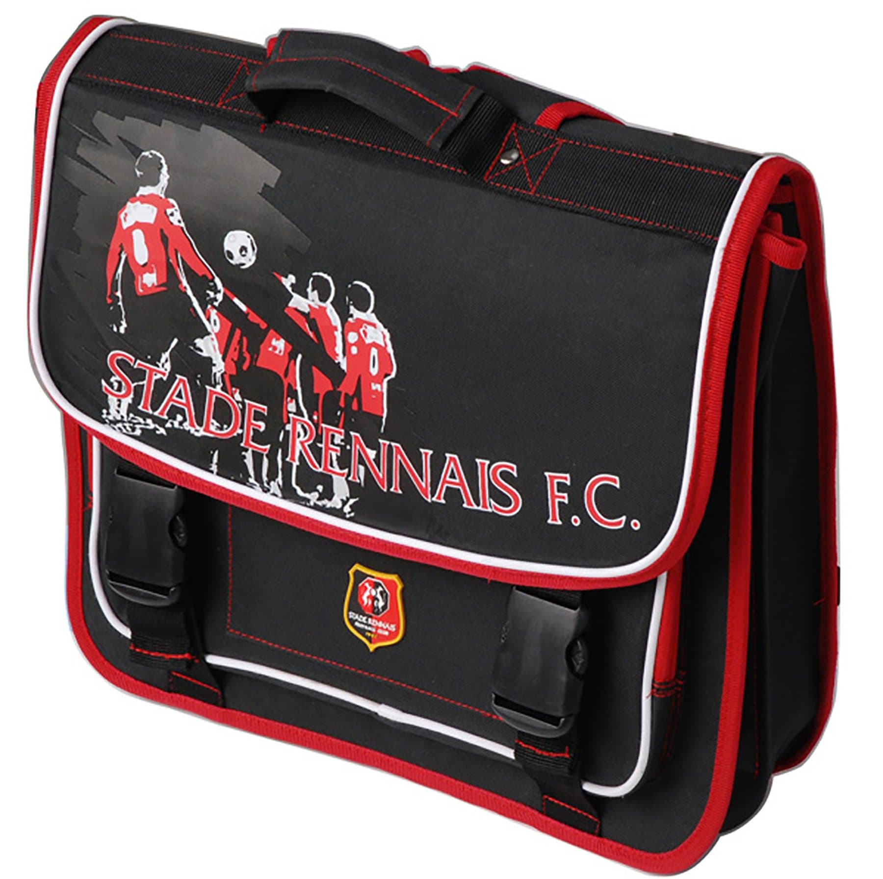 Stade Rennais Children's Handbag, Black - Official Collection, Back to School 2014/2015, Football Ligue 1, Rennes Cartable scolaire enfant