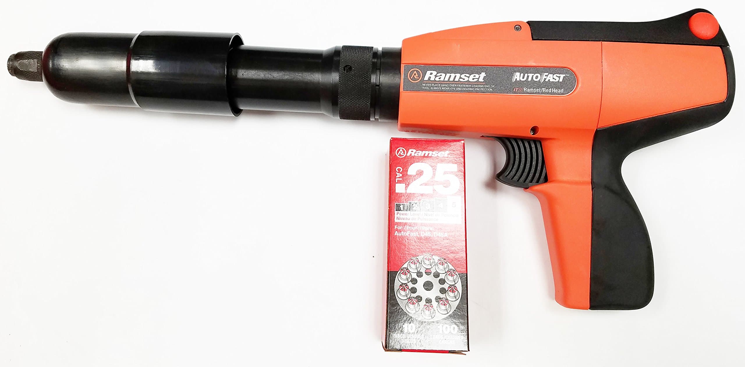 Ramset AutFast Semi-Automatic Low Velocity Powder Actuated Tool (use 25Caliber Disc)