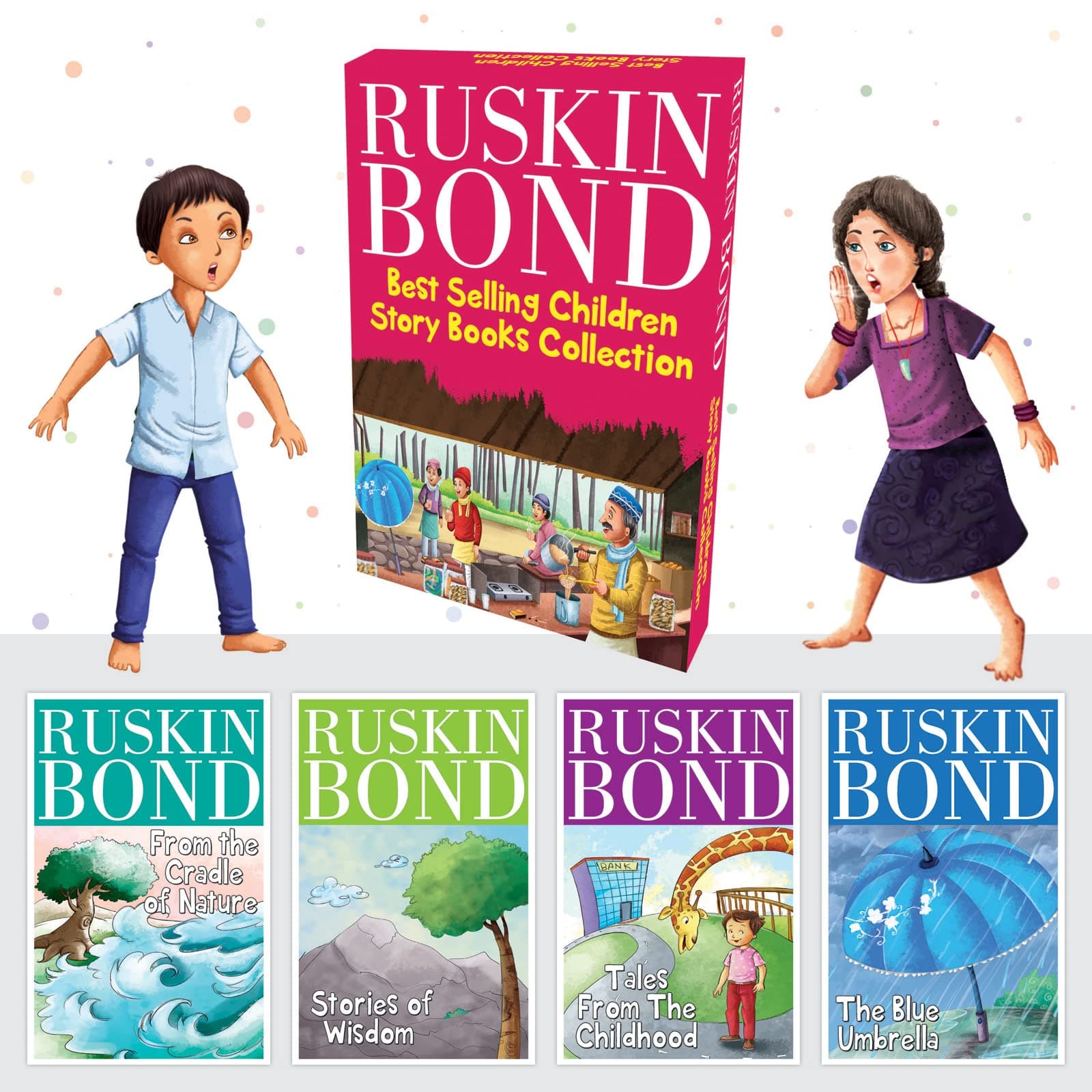 Ruskin Bond - Best Selling Children Story Books Collection (Set of 4 Books)