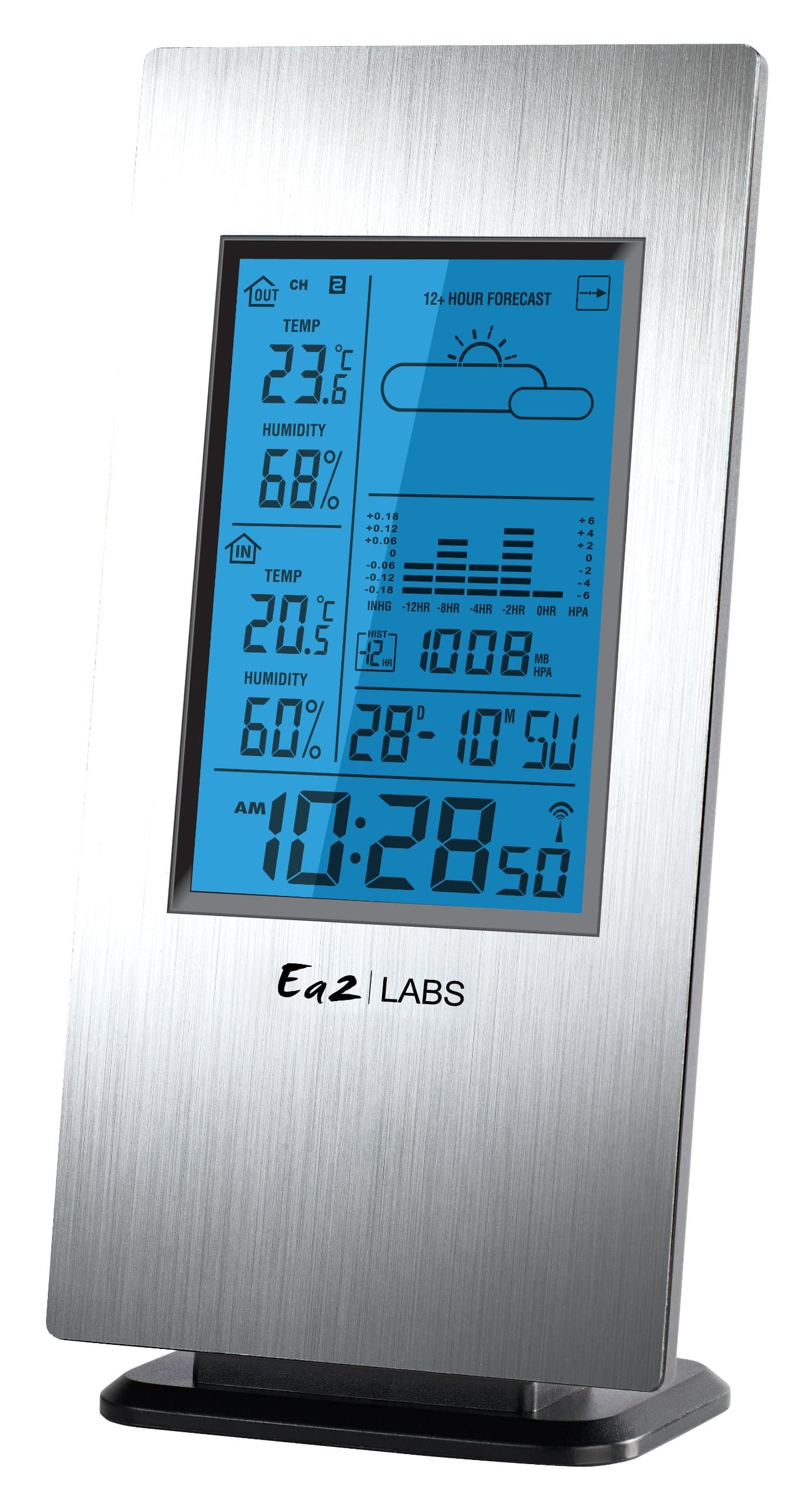 Ea2 LABS AL808 Weather Station Aluminium