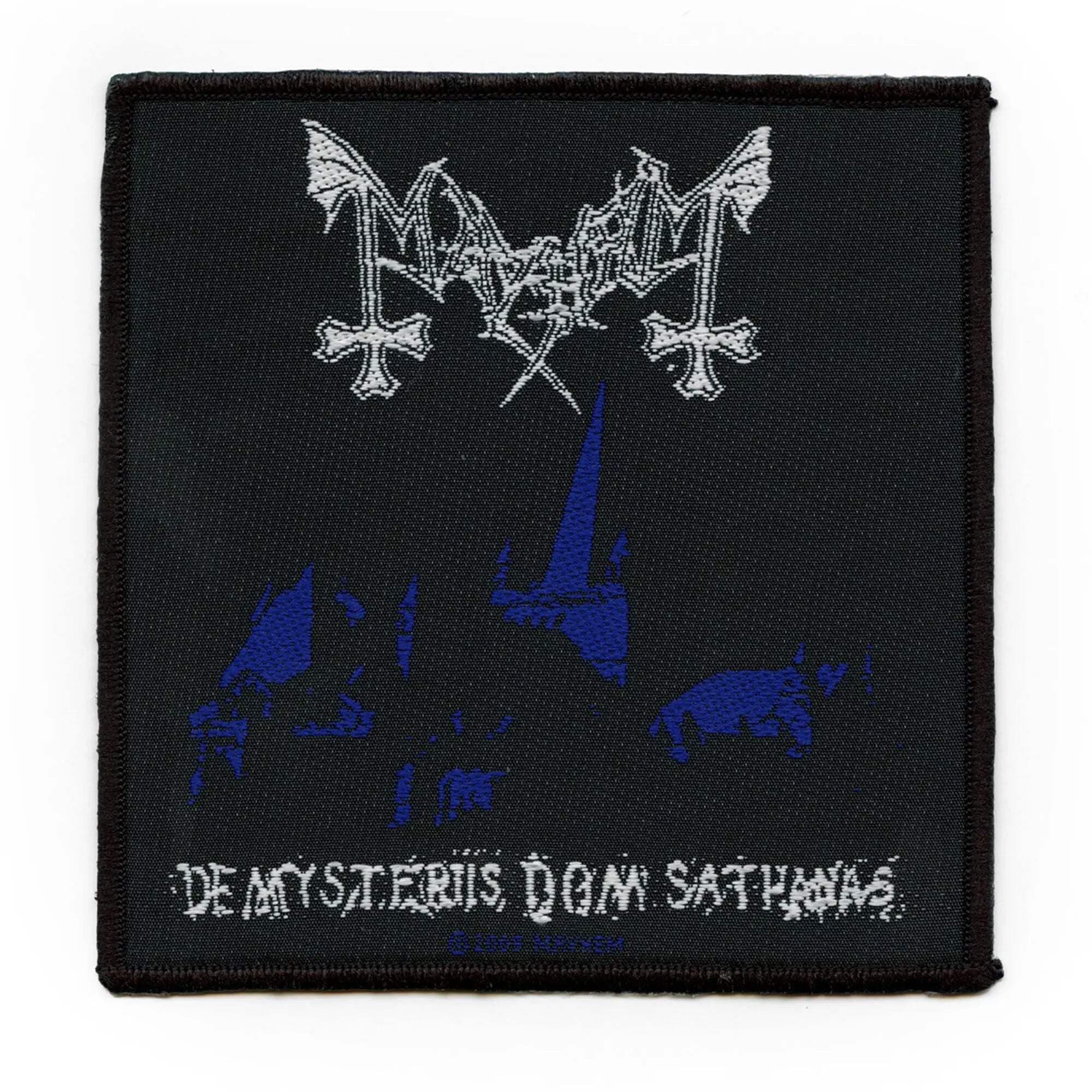 Mayhem De Mysteriis Patch Album Art Black Metal Band Music Woven Sew On Applique