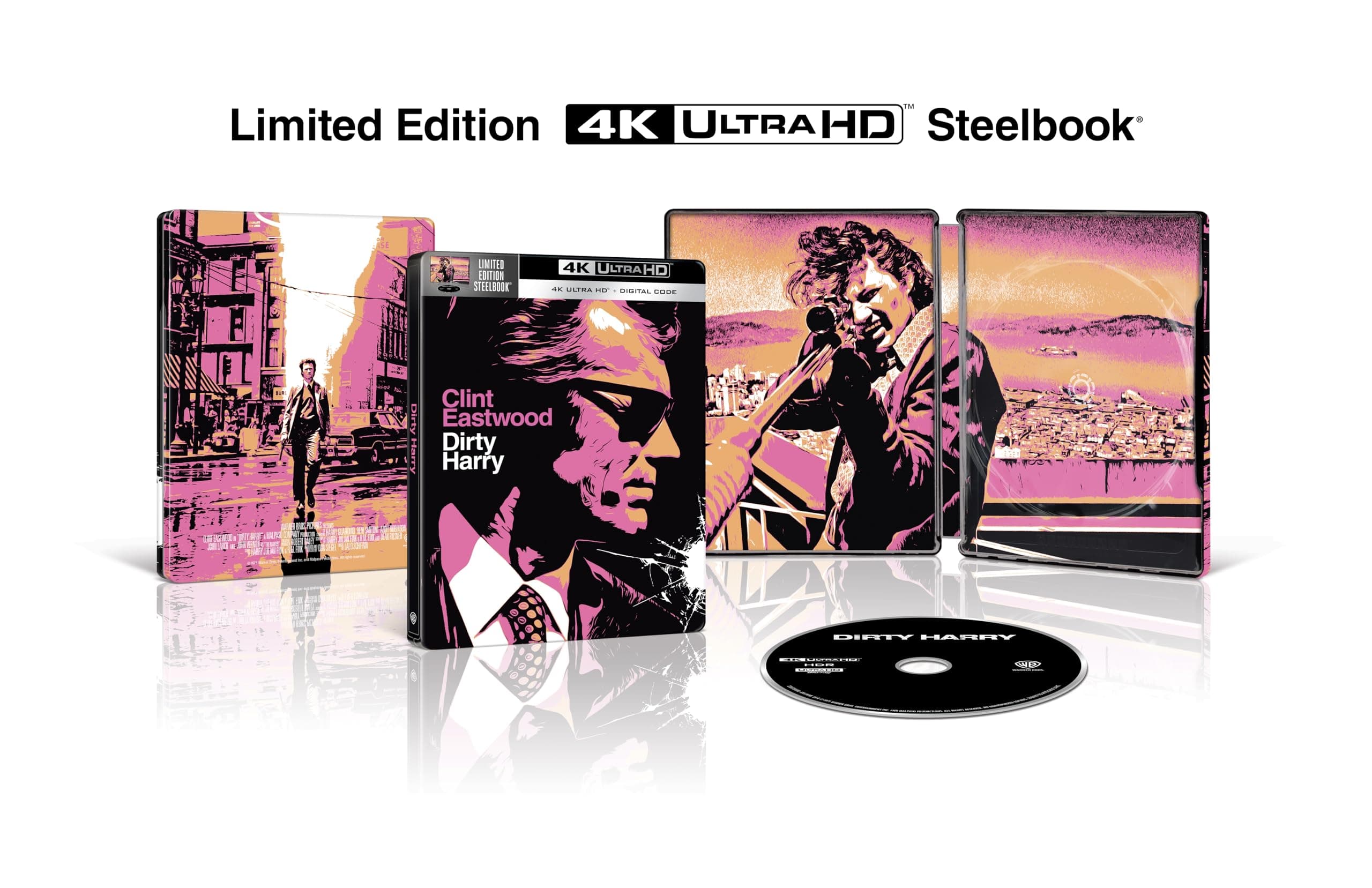 Dirty Harry (4K Ultra HD + Digital/ Steelbook)