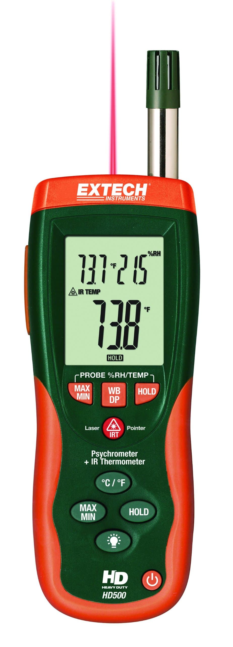 HD500 - Psychrometer with 30:1 Infrared Thermometer