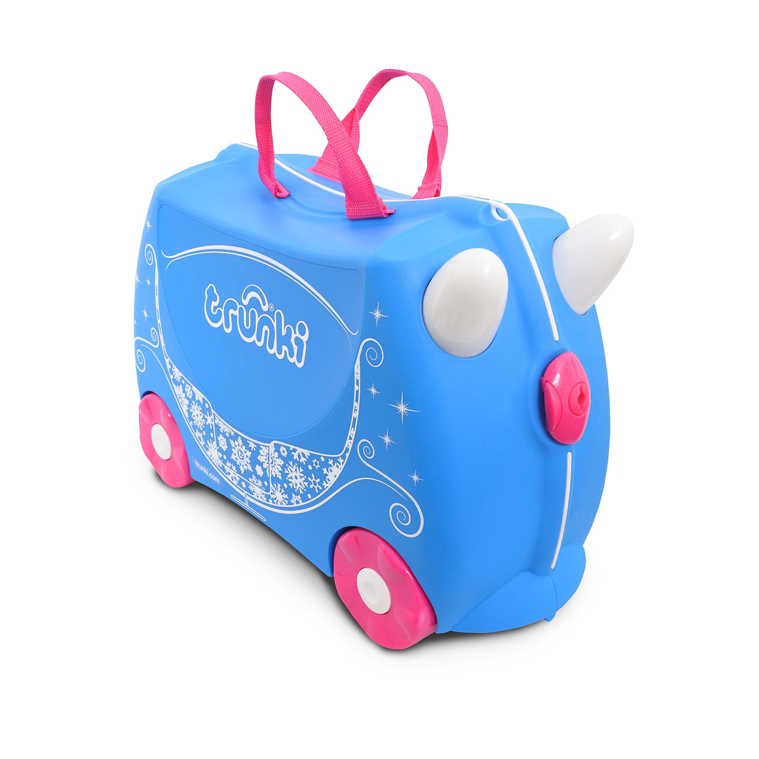 Trunki Children’s Ride-On Suitcase: Pearl Princess Carriage (Blue)