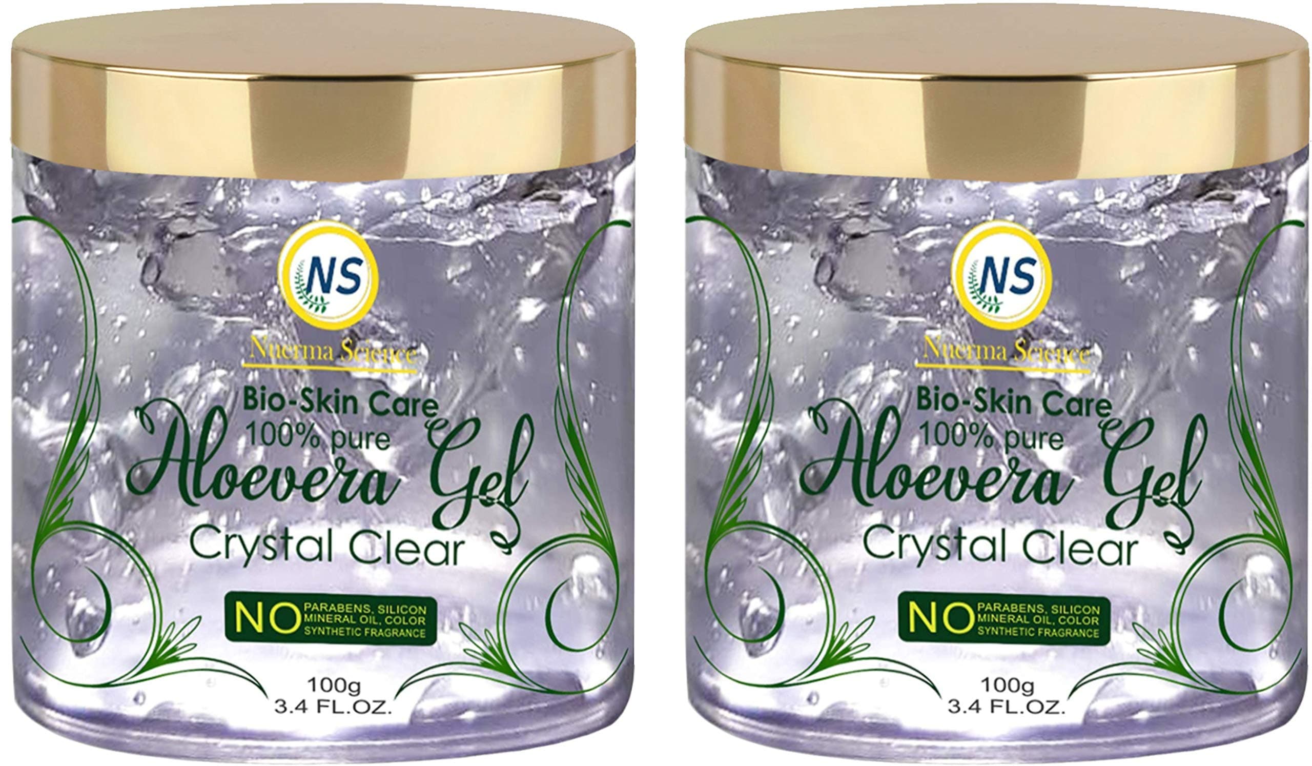 Bio Skin Care Pure Aloe vera Gel For Skin & Hair (100 g) (Pack of 2)