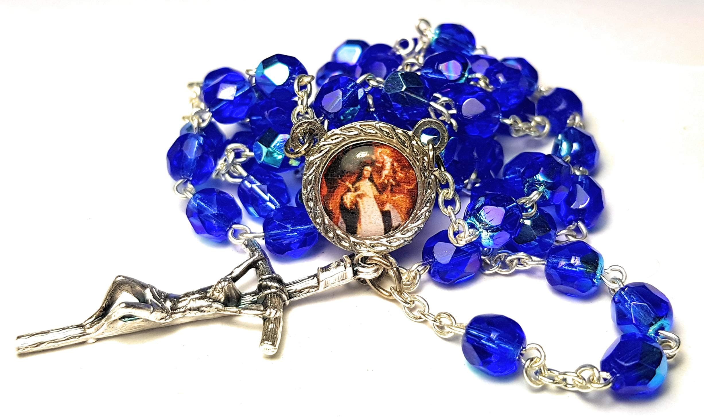 Relic Rosary 3rd Class of Saint Rose of Lima Patron of The Philippines, Peru, Lima and embroiderers; Gardeners; Florists; Latin America Santa Rosa de Lima Patron de Peru y Lima