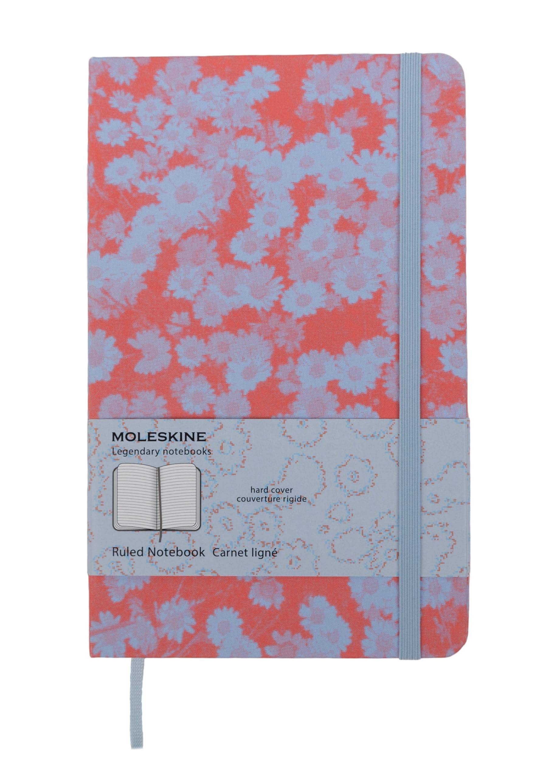 Custom Edition Notebook Hardback Ruled Large (5" x 8.25") Soft Lavender/Red 240 Pages
