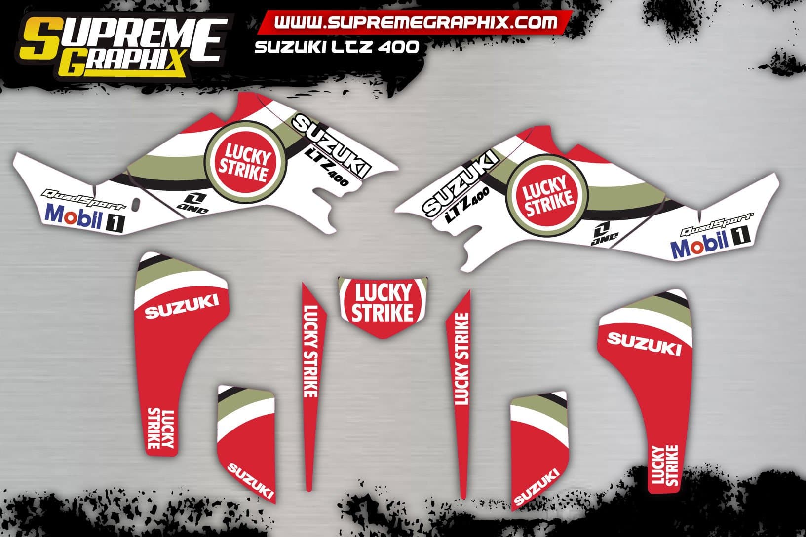 Kit Adhesives Suzuki LTZ 400 ADESIVI Stickers