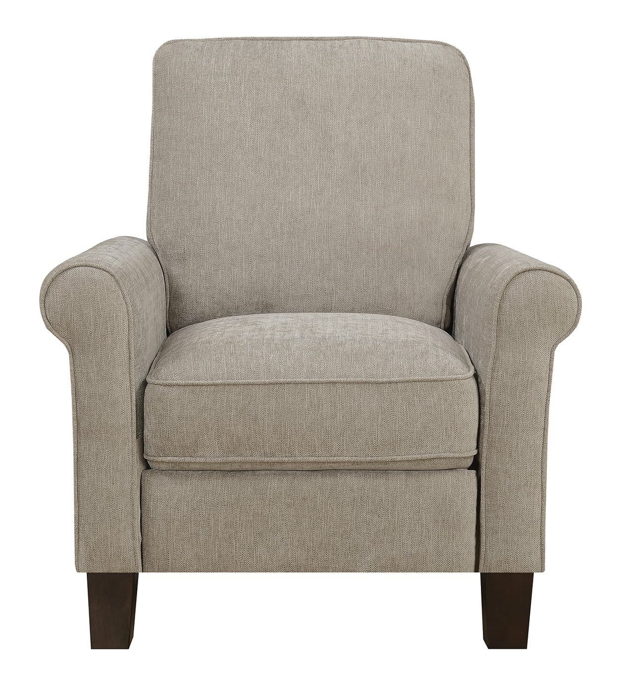 Emery Press Back Recliner, Taupe Color