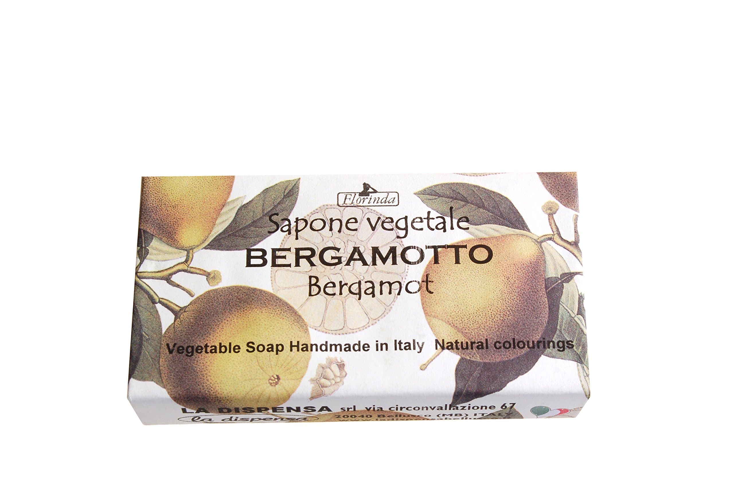 Florinda Sapone Vegetale Soap, Bergamot 100 g