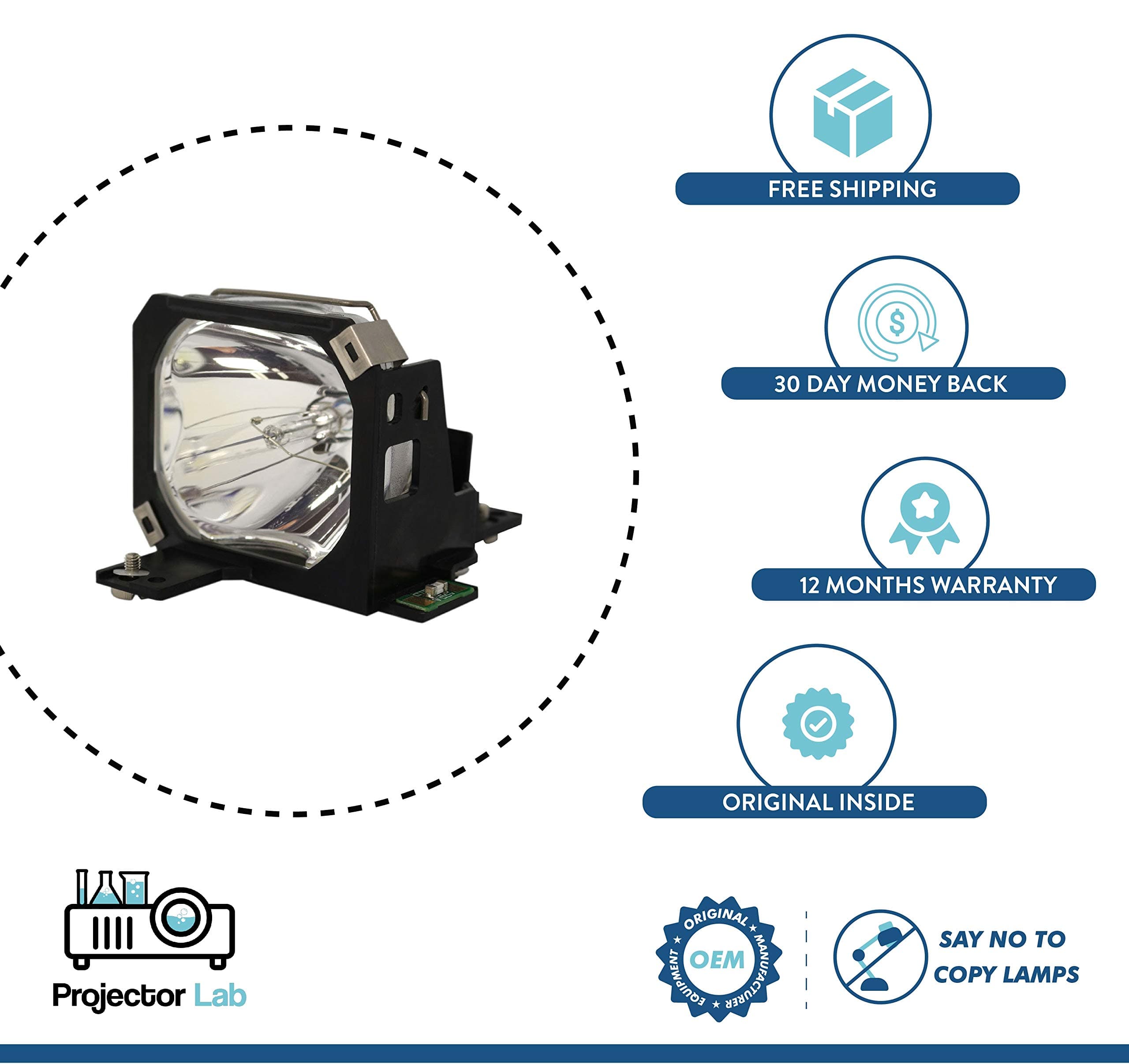 Original Lamp inside Replacement Bulb for TOSHIBA 46WM48P LPM-46WM48 with 12 months warranty