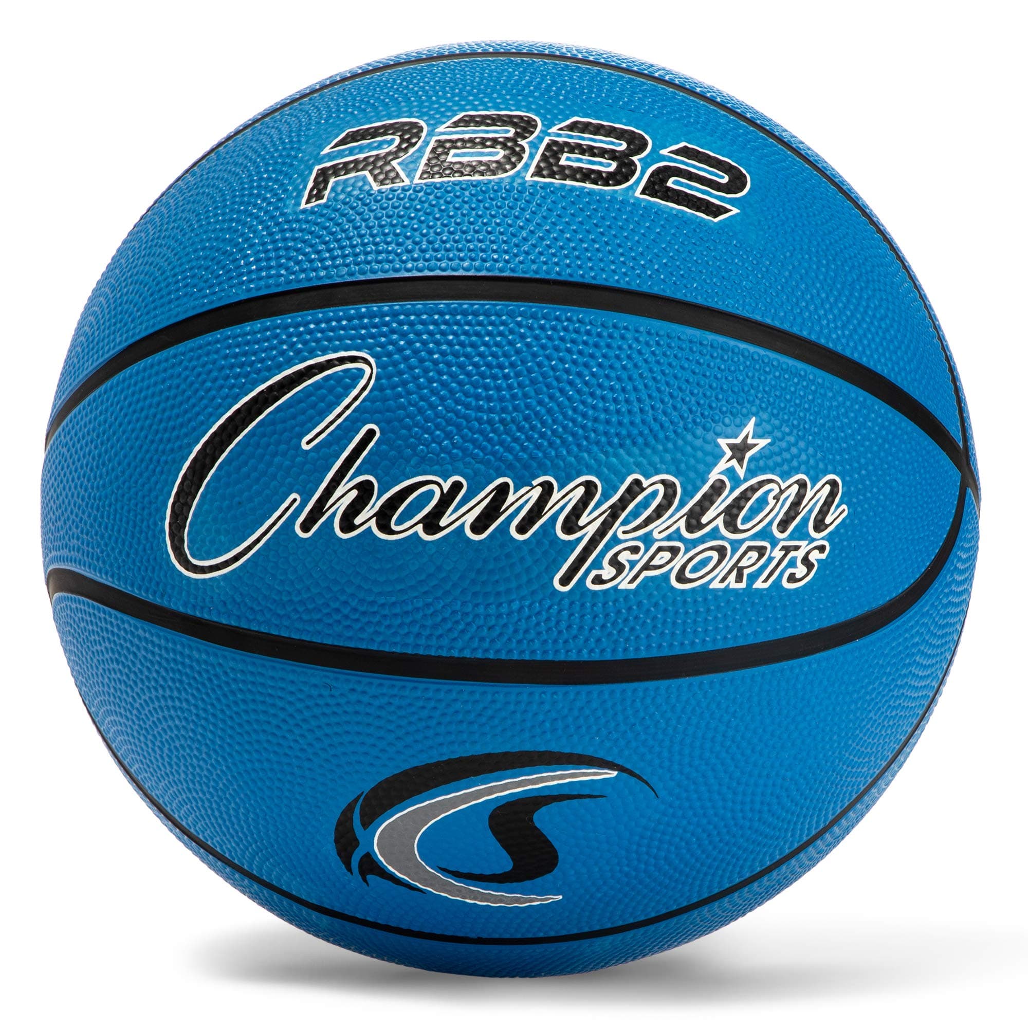 Champion Sports Rubber Basketballs – Durable Indoor & Outdoor Training & Recreational Game Balls, Multiple Sizes & Colors
