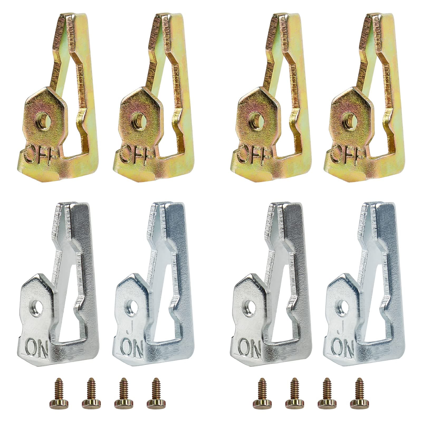 156T1978A Time Switch Tripper Intermatic Fit T100 Series Timer Replacement, 2 Pack (4 ON/4 Off/8 Screws)