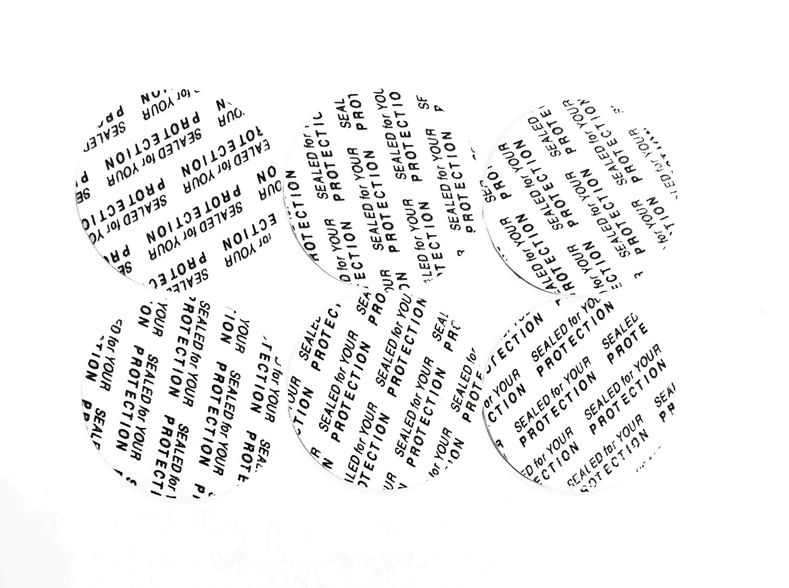 Rewarding Essentials 24 mm Pressure Sensitive PS Foam Cap Liners Tamper Seal Cap Liner Sealed for your Protection (100)