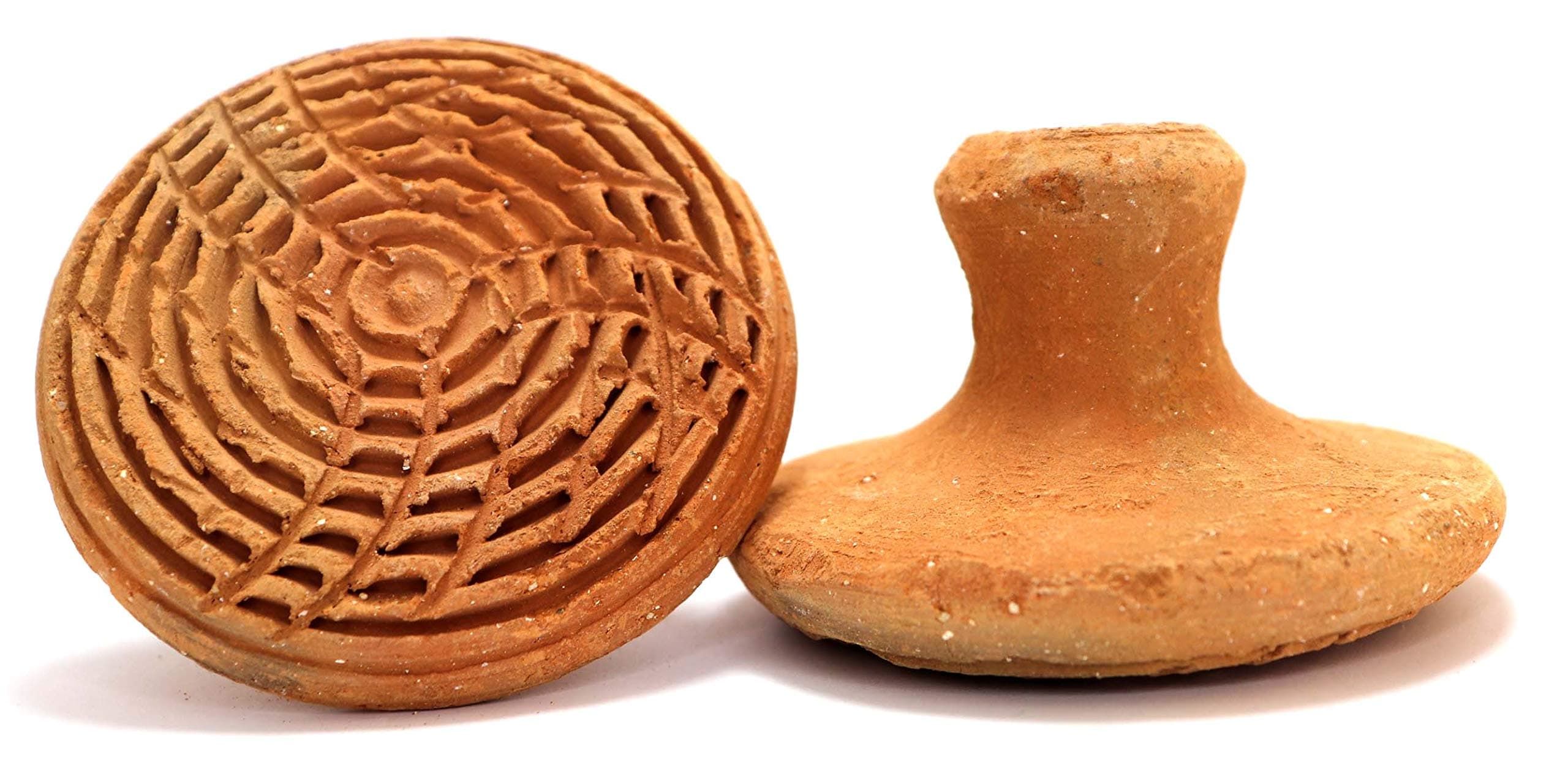 Natural Spa Supplies Terracotta Clay Disc Exfoliator Pumice Stone