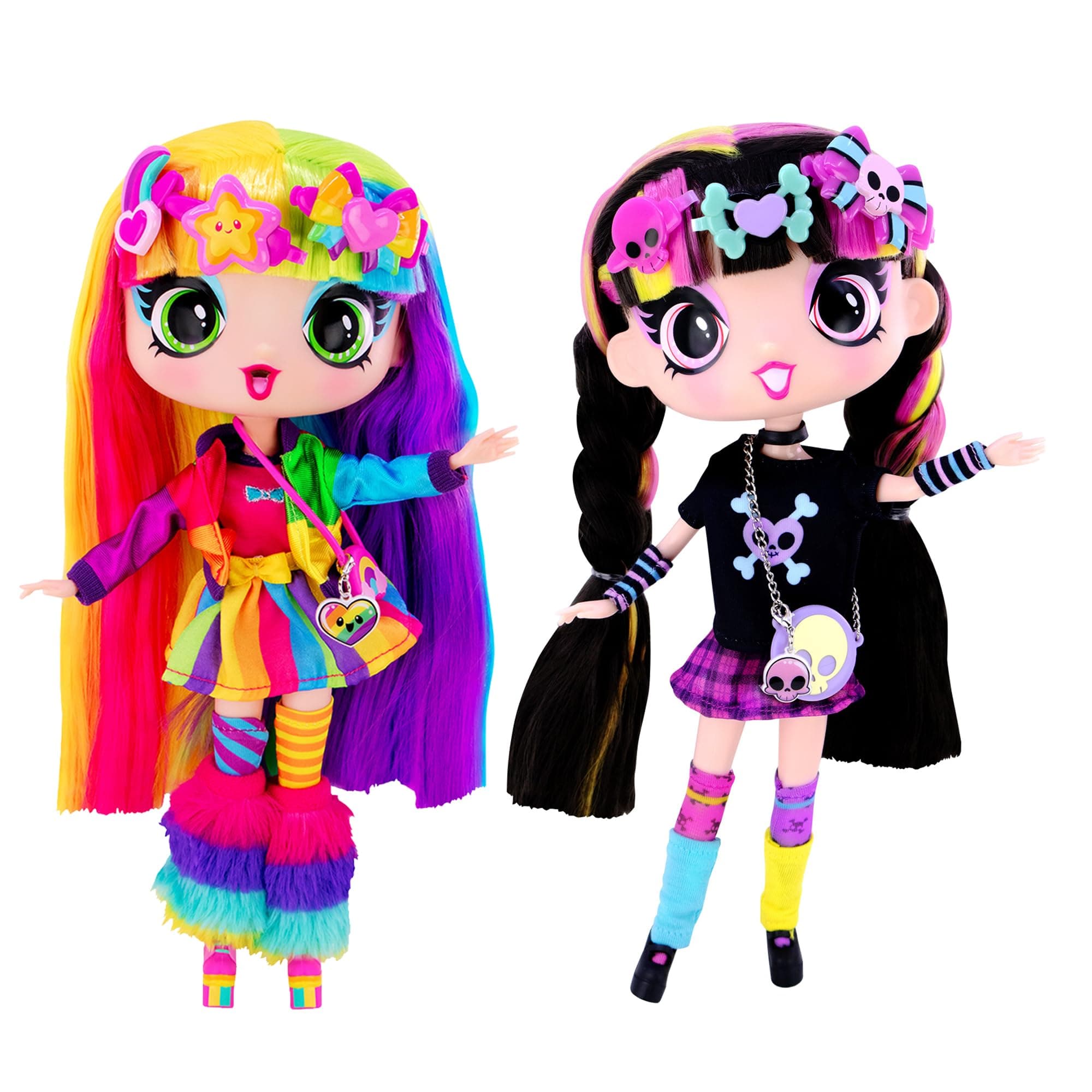 DECORA GIRLZ Fashion Doll 11 inches- + Luna | Set of 2 Fashion Dolls | Set of 2 Colorful Dolls | Nicely Packaged Set of Doll Clothes, Dolls & Accessories