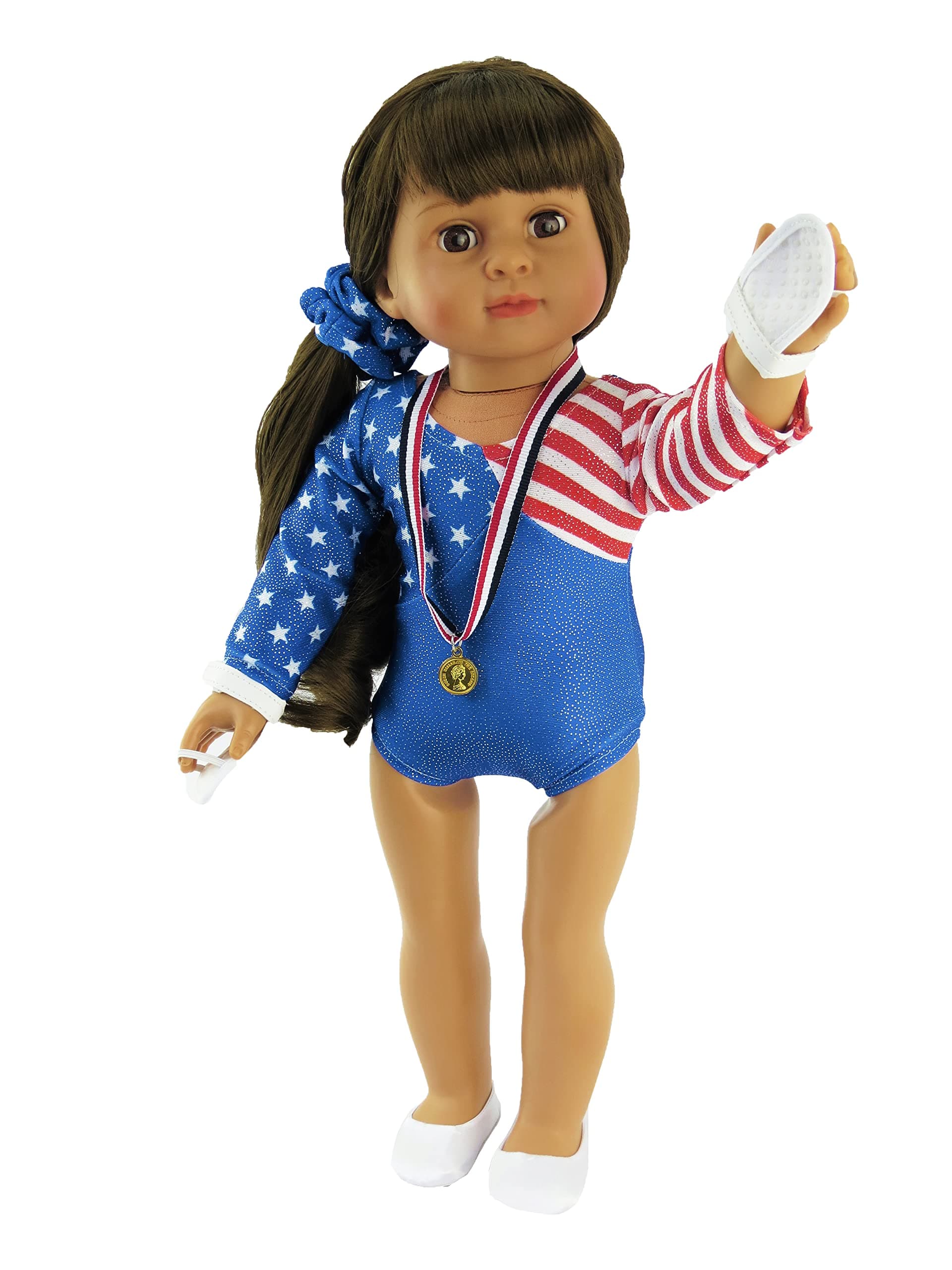 American Fashion World Gymnastics Outfit for 18-inch Dolls| Premium Quality & Trendy Design | Dolls Clothes | Outfit Fashions for Dolls for Popular Brands