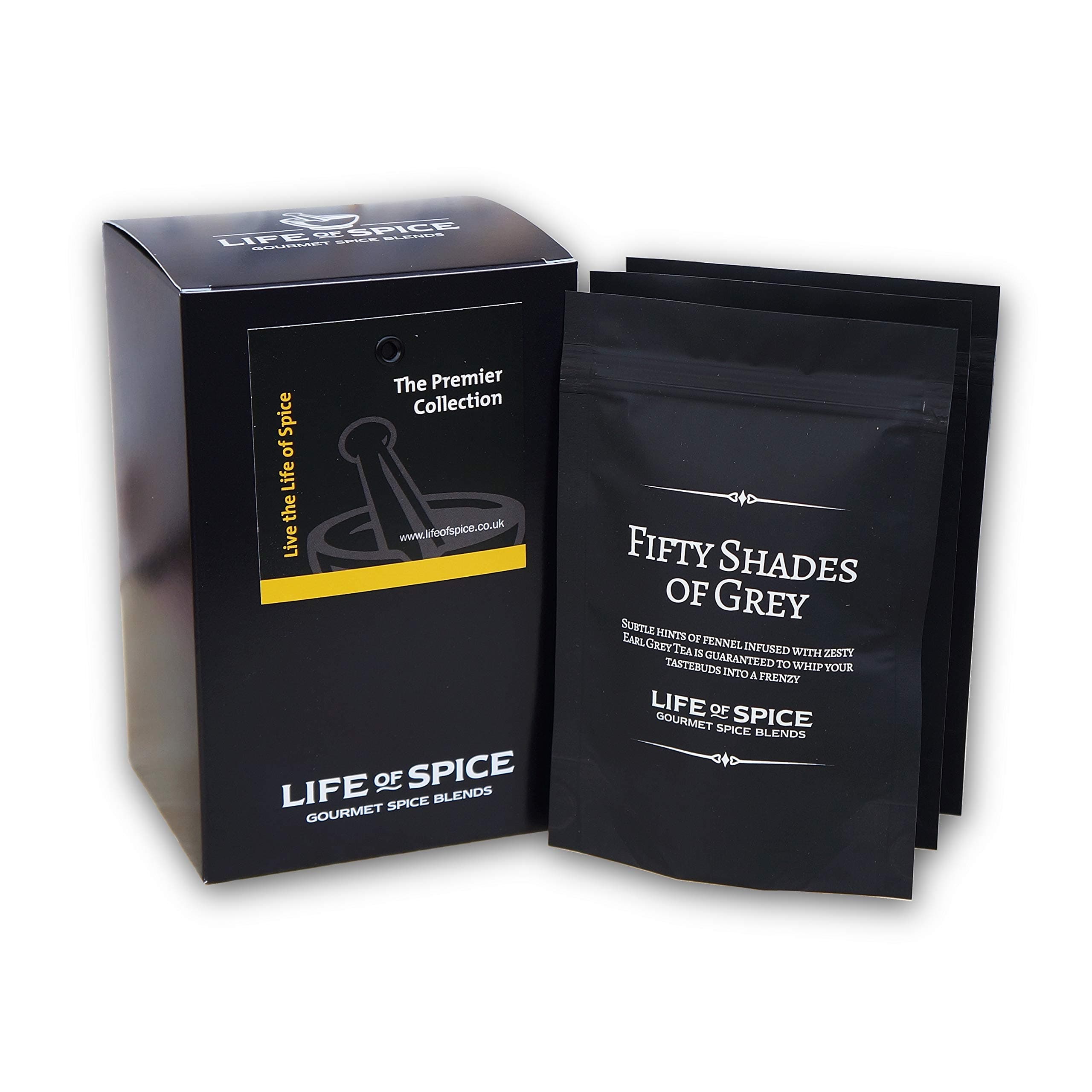 Life of Spice The Premier Collection | Two Award Winning BBQ Spice Rubs and One Flavoured Salt | 173g | 3 Unique Recipe Cards | Brilliant for Fajitas, Chillis, Pork BBQ and Burgers | Great Gift Idea