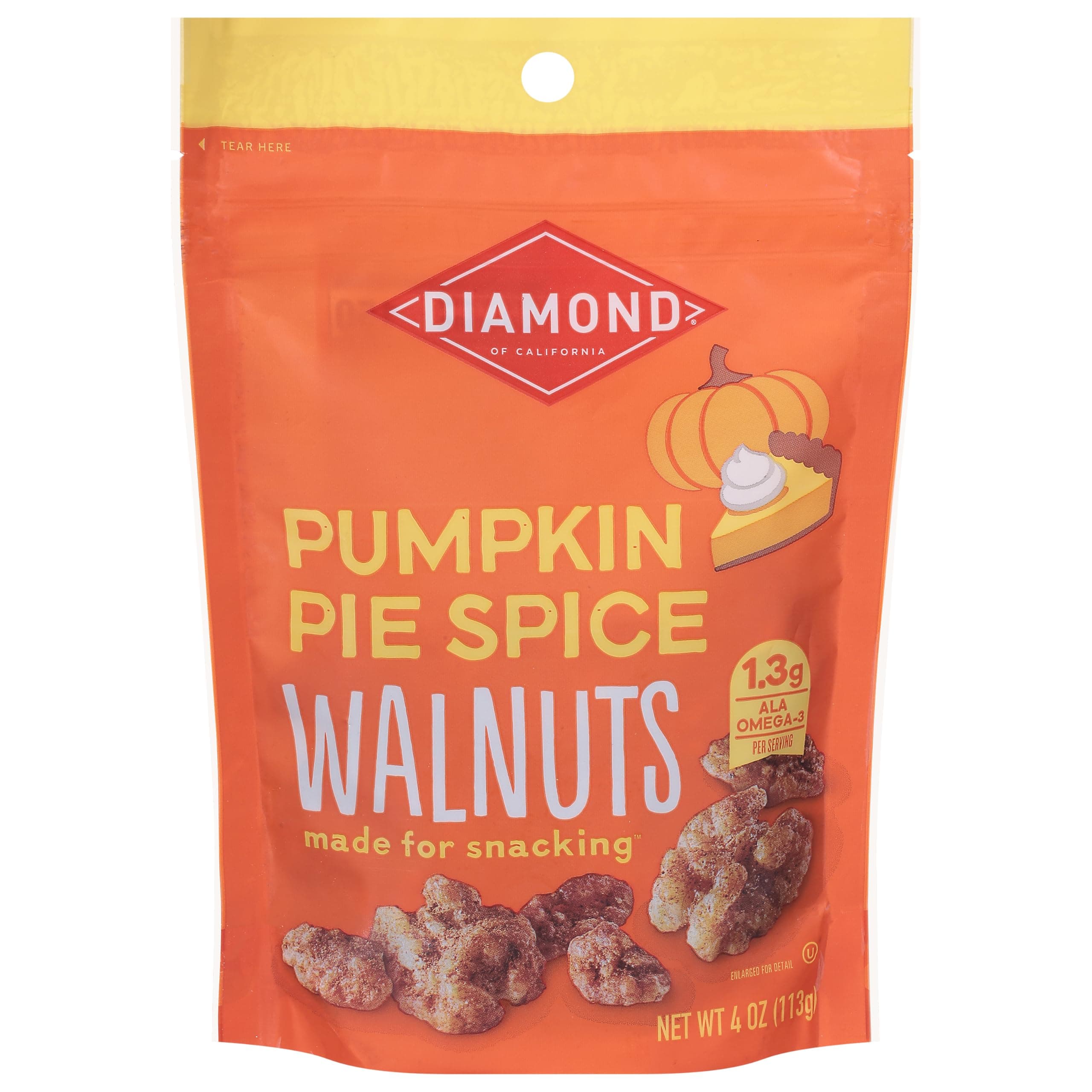 Diamond of California Pumpkin Pie Spice Walnuts 4 oz