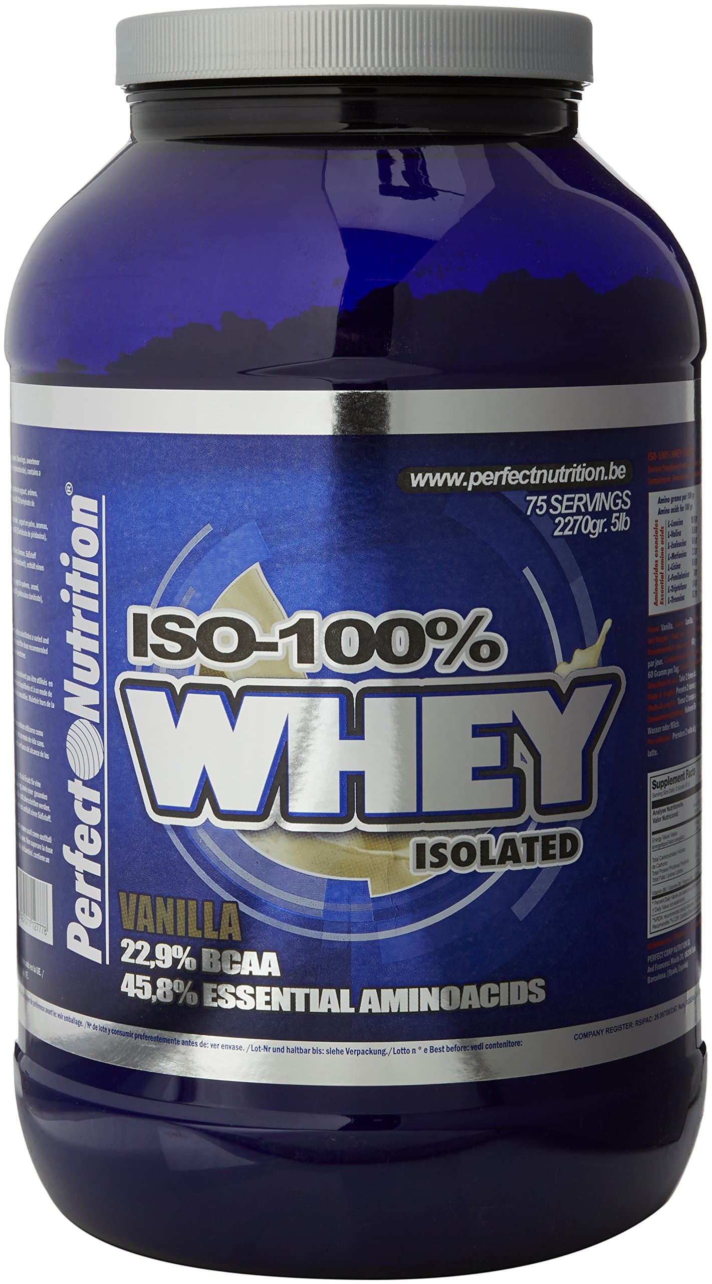 Perfect Nutrition 5 lb 100 Percent Whey Isolated Vanilla