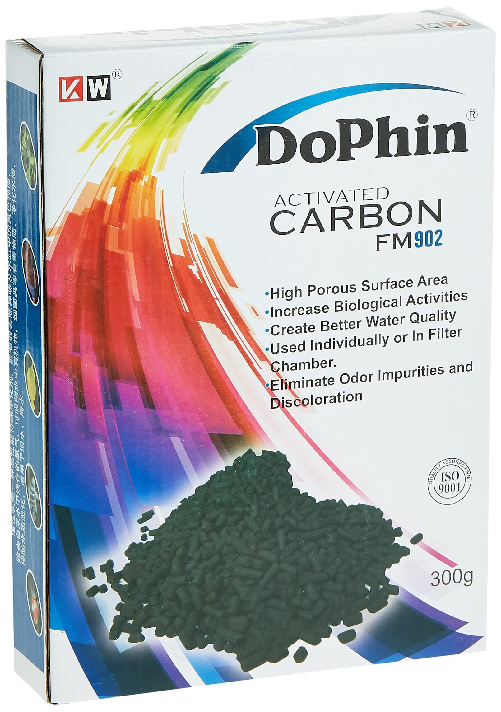 Dophin Activated Carbon For Chemical Treatment Of Aquarium Water ,300Gm