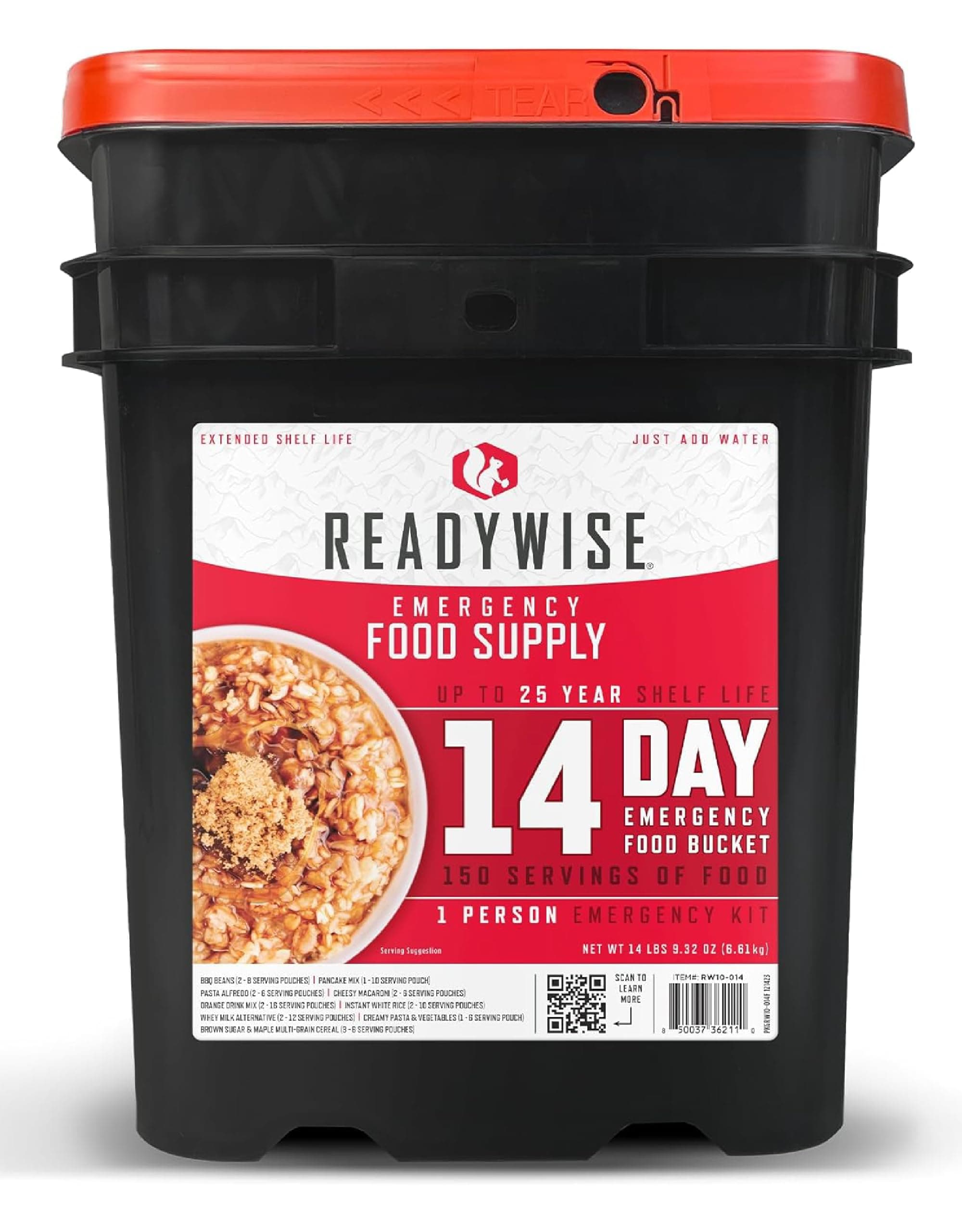 EM 14 Day Emergency Food Bucket