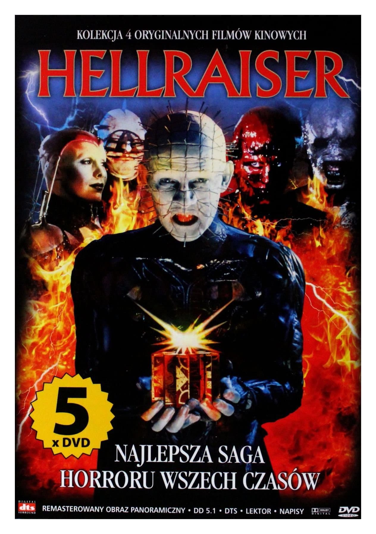 Hellraiser / Hellbound: Hellraiser II / Hellraiser: Hell on Earth / Hellraiser: Bloodline [5DVD] [Region 2] (English audio)