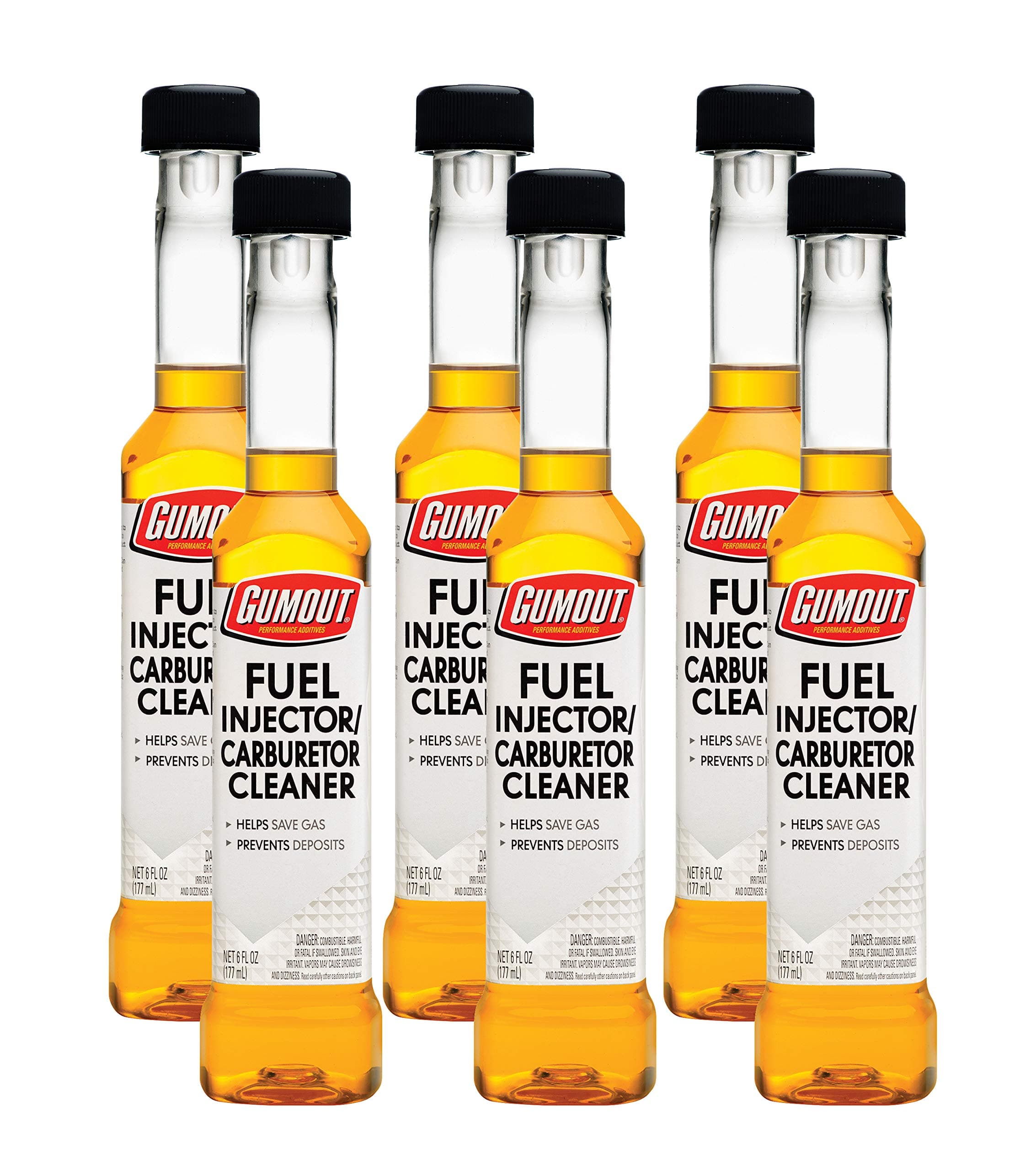 510021W-6PK Carburetor and Fuel Injector Cleaner, 6 Ounce (Pack of 6)