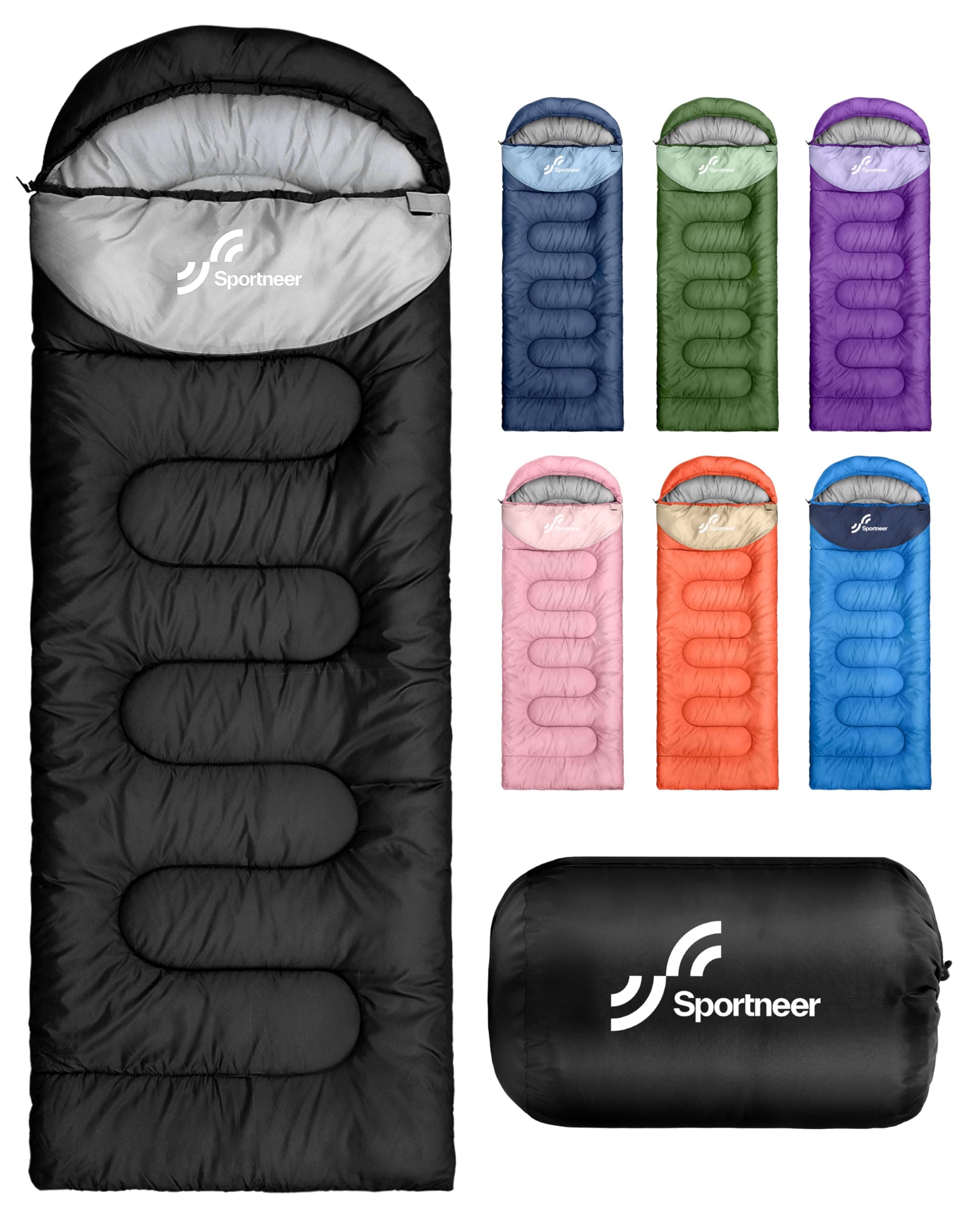 Sleeping Bag Camping Sleep Bags: Sleeping Bags for Adults & Kids Sleeping Bag 3-4 Season Warm Lightweight Compact Sleep Bag for Adult Girls Boys