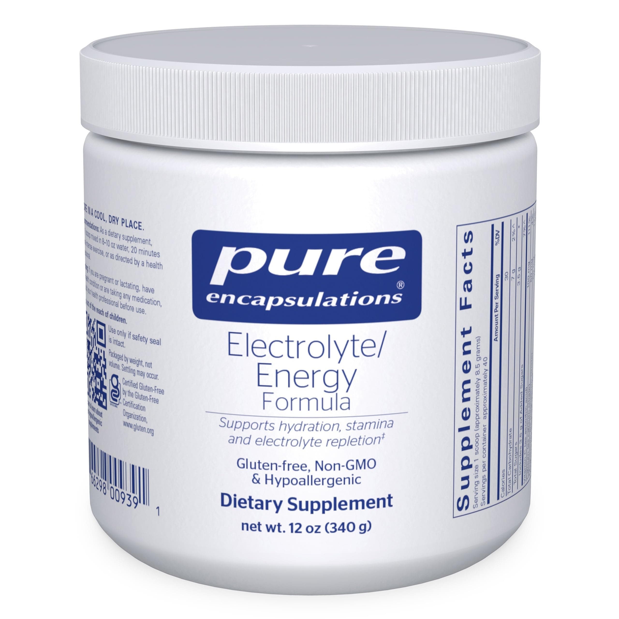 Pure Encapsulations Electrolyte/ Energy Formula