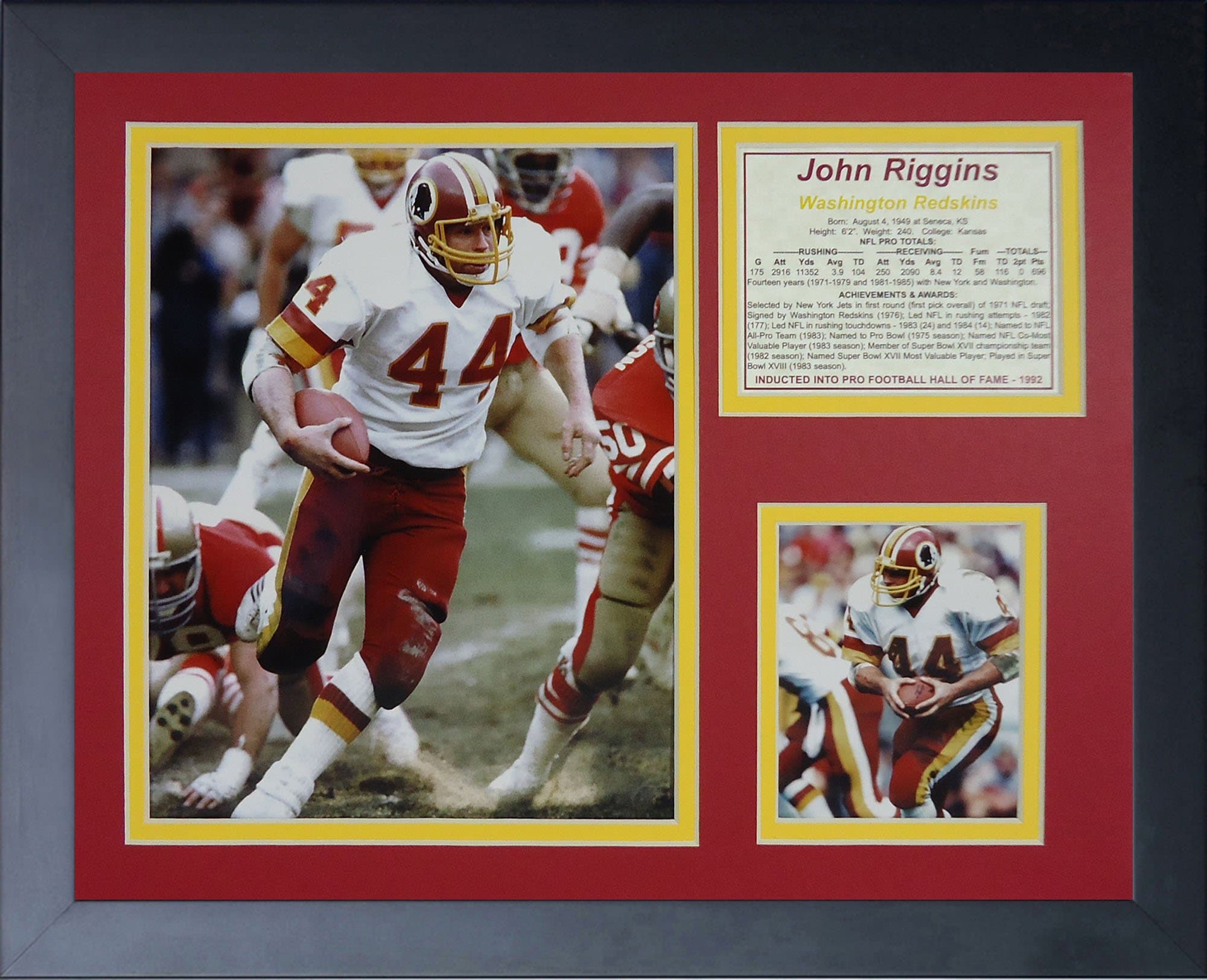 Legends Never Die John Riggins Framed Photo Collage, 11x14-Inch