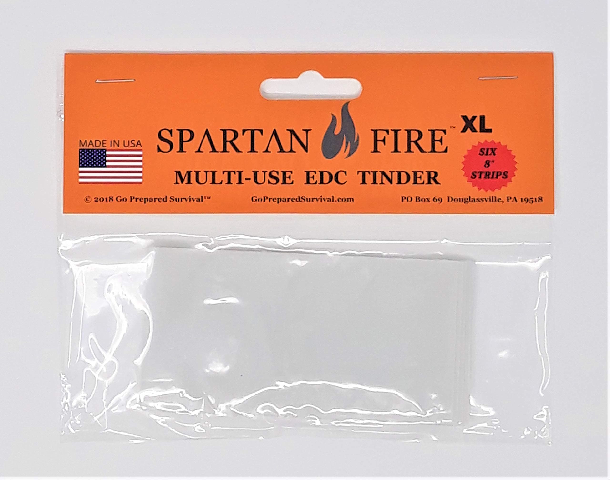 Go Prepared Survival Spartan Fire XL EDC Tinder