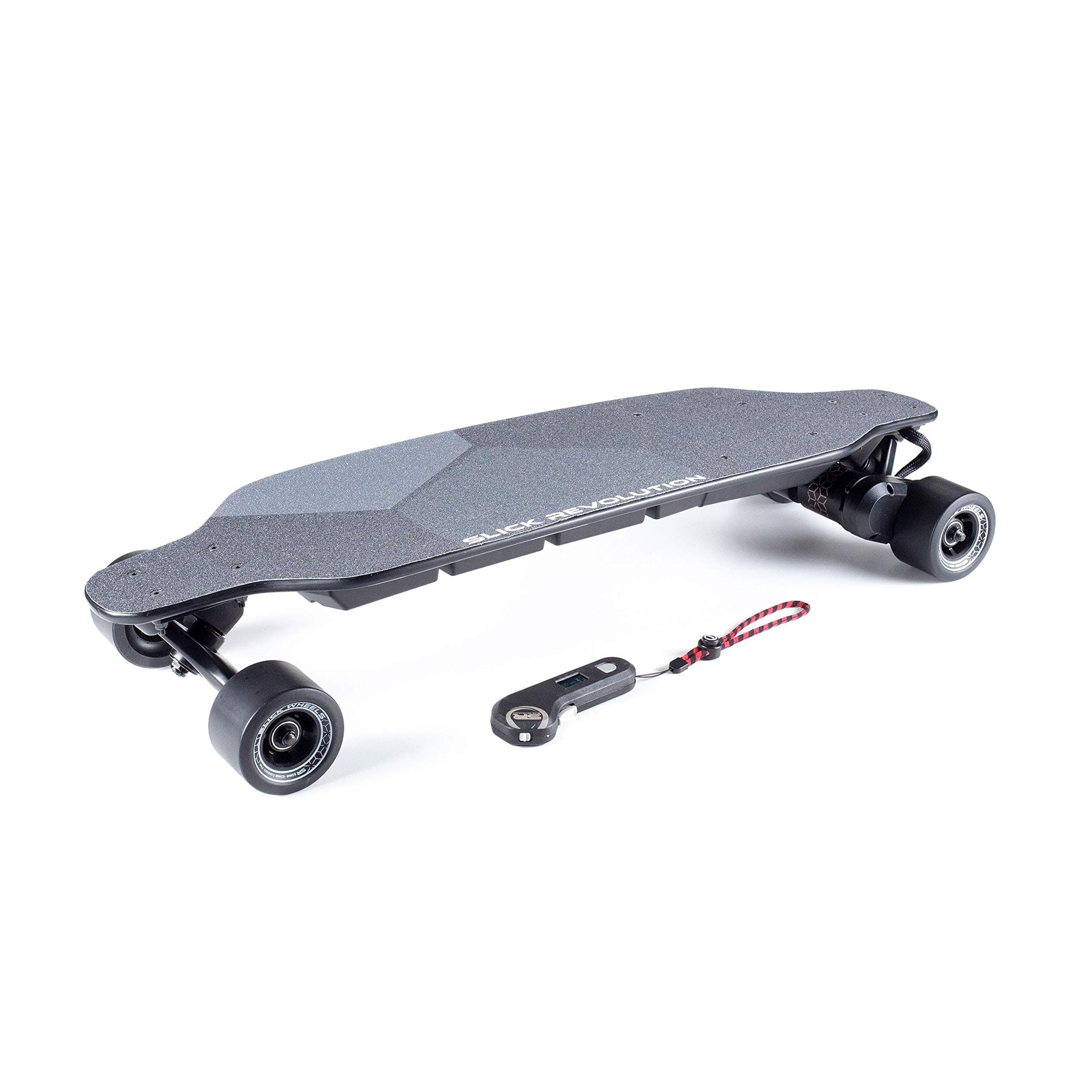 Slick Revolution | Urban 80 Electric Skateboard | 2 x 1200W Motors | 25mph (40km/h) Top Speed | 15 mile (24km) Range