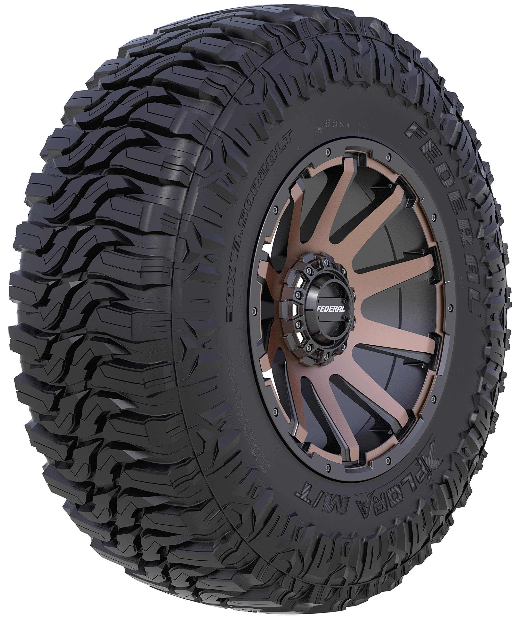 FederalXplora M/T all_ Terrain Radial Tire-35X12.50R22 117Q 10-ply