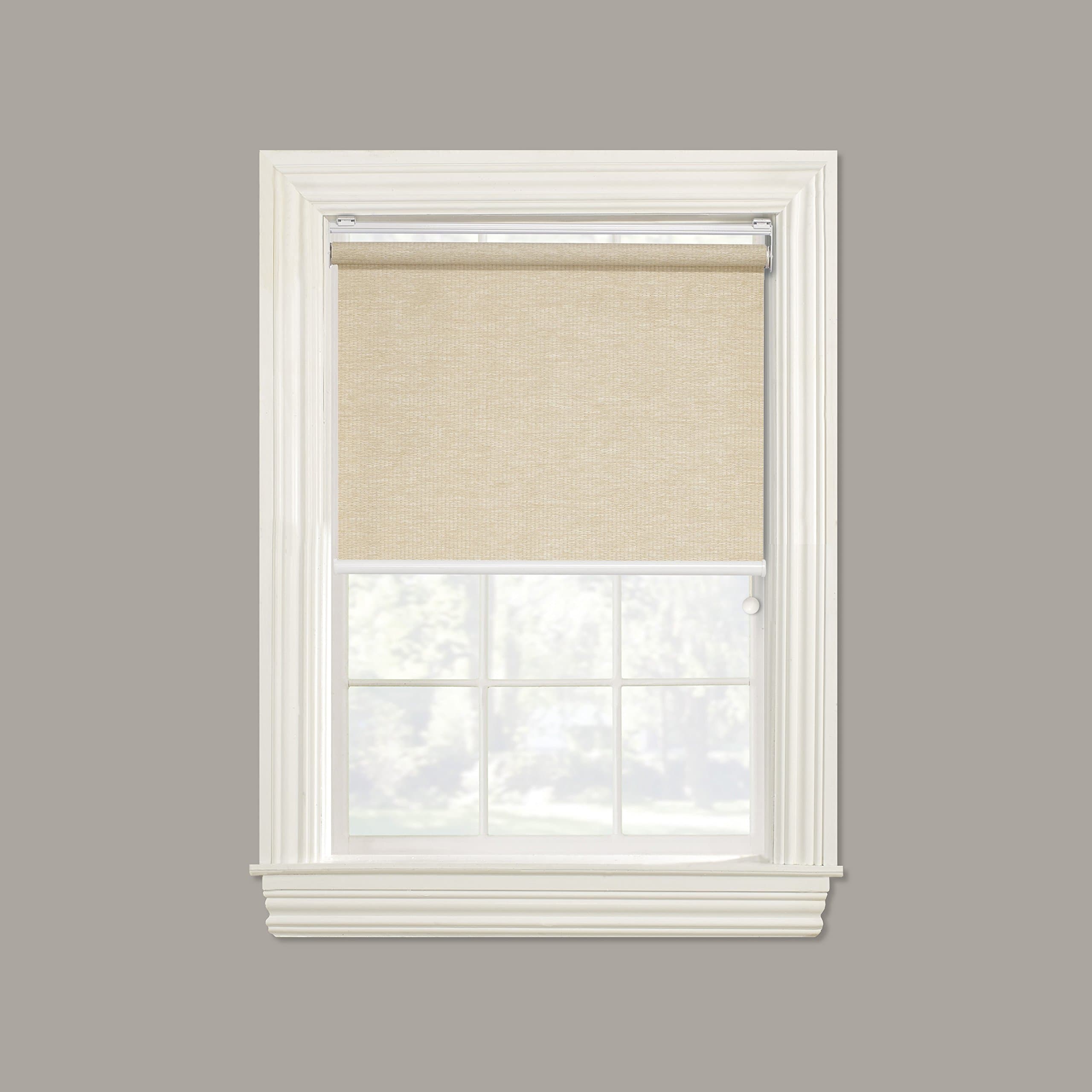 Furniture Fresh: Cane Roll-Up Shade, Look of Bamboo and Wood (26x64, Natural)