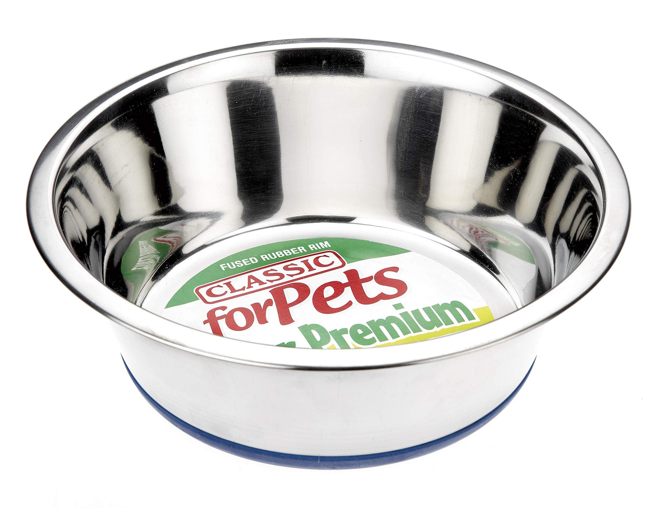Non-Slip Stainless Steel Dish (2500 ml - 250 mm Diameter Dog Bowl
