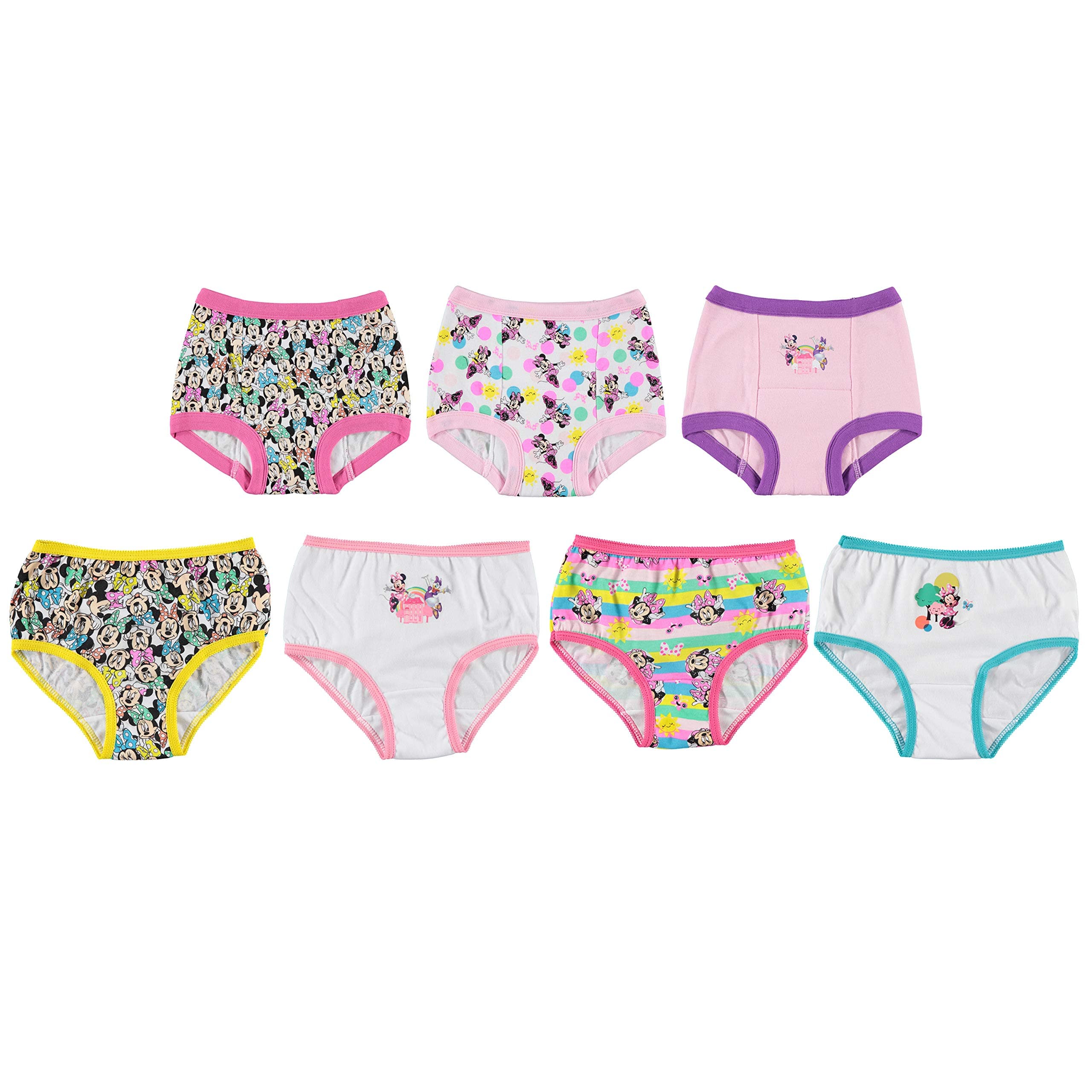 Baby-Girls Minnie Mouse Potty Training Pants and Starter Kit with Stickers & Tracking Chart in Sizes 18m, 2t, 3t, 4t