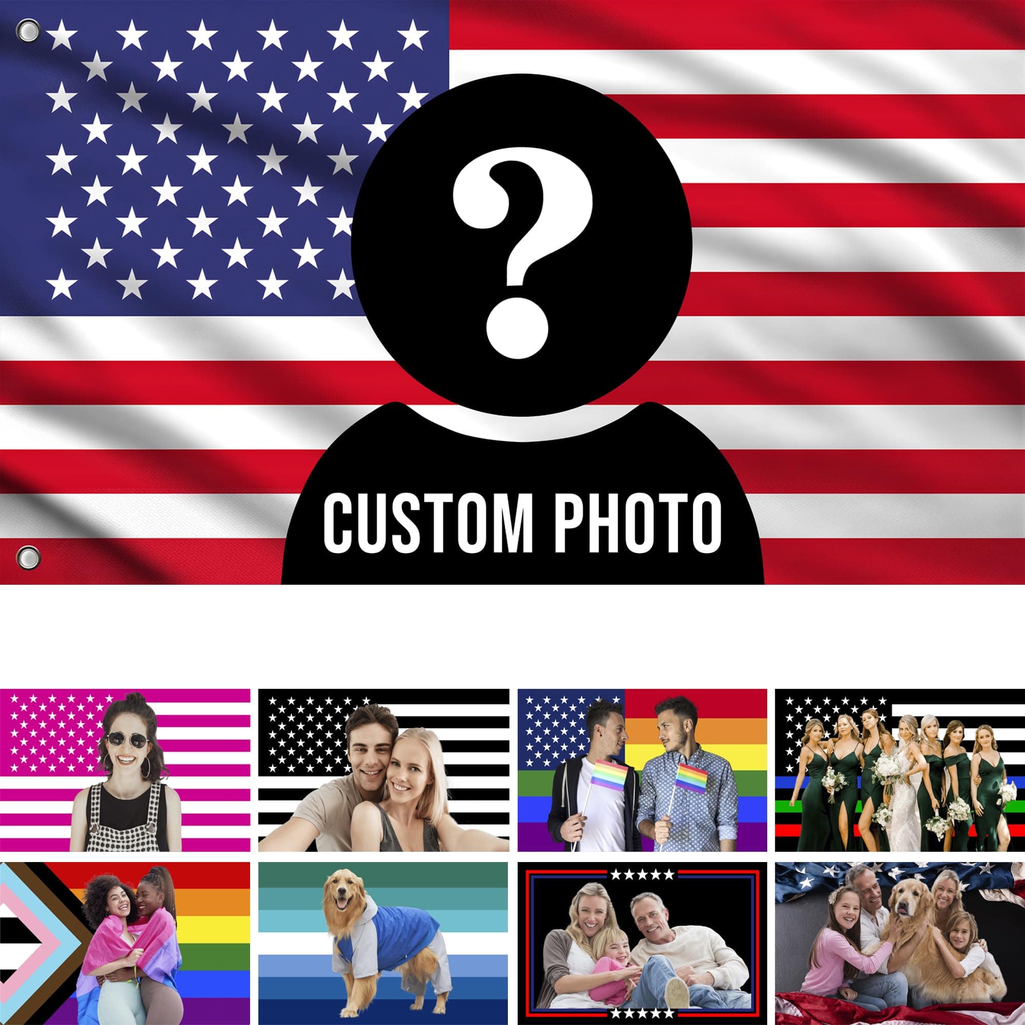 Custom Double Sided flag 3X5 FT - Design Print Your Own Logo/Photo/Picture/Text - Personalized Outdoor Pink Flags Banners - Customized Indoor outdoor decoration Gift 3x5 Foot