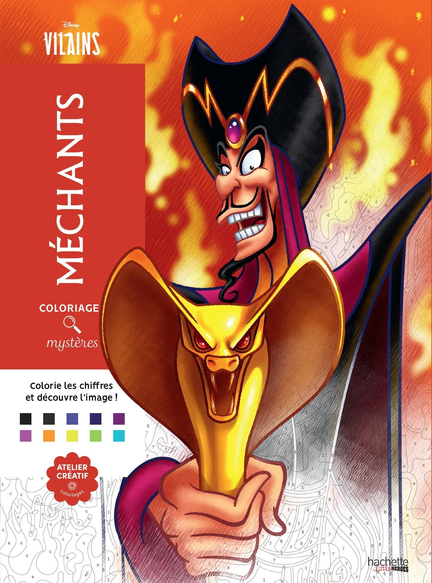Coloriages mystères Disney Méchants Hardcover