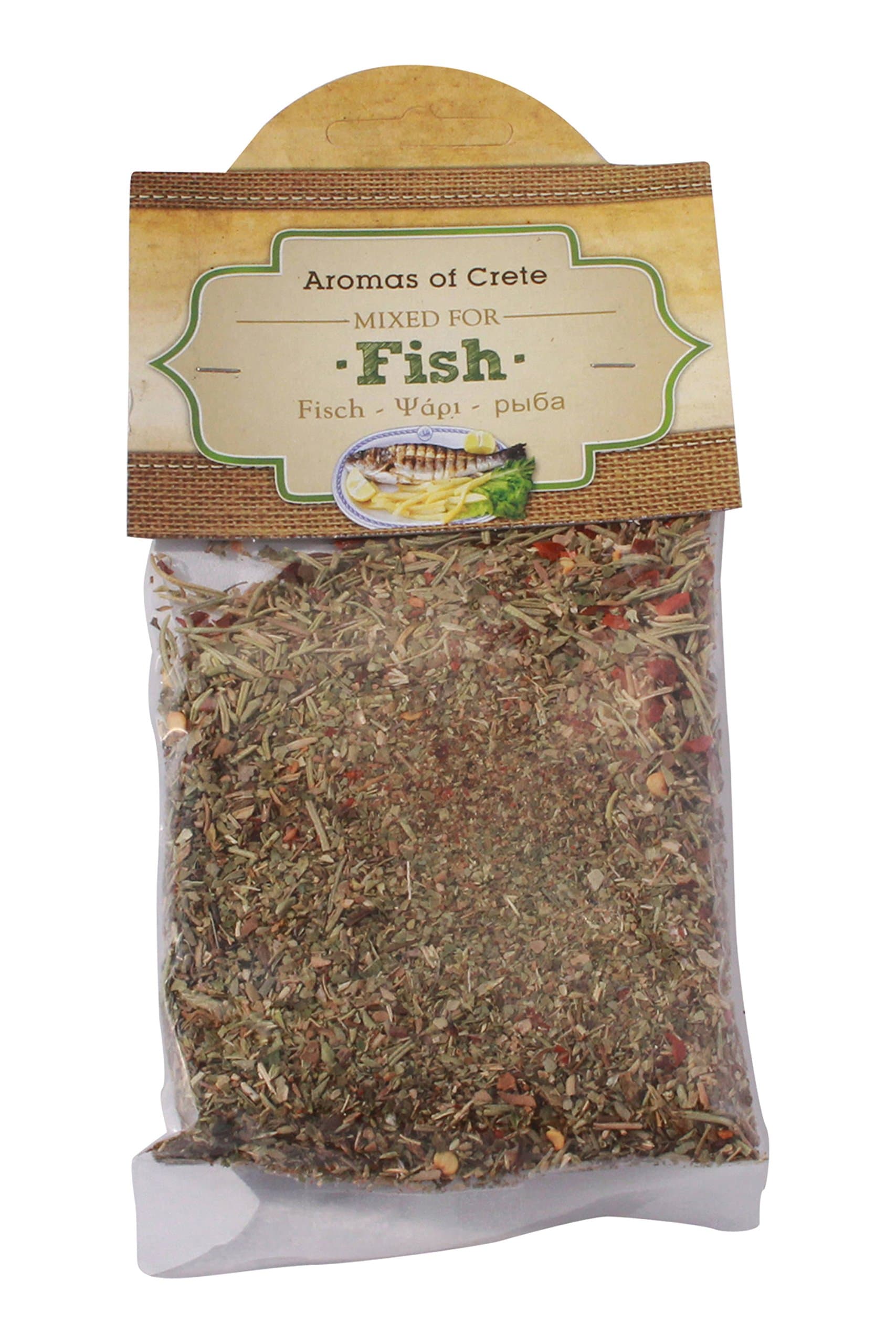 Greek fish spice mixture fish fry grilling 35 g spice mix from Crete Greece cretan spices for fish marinade