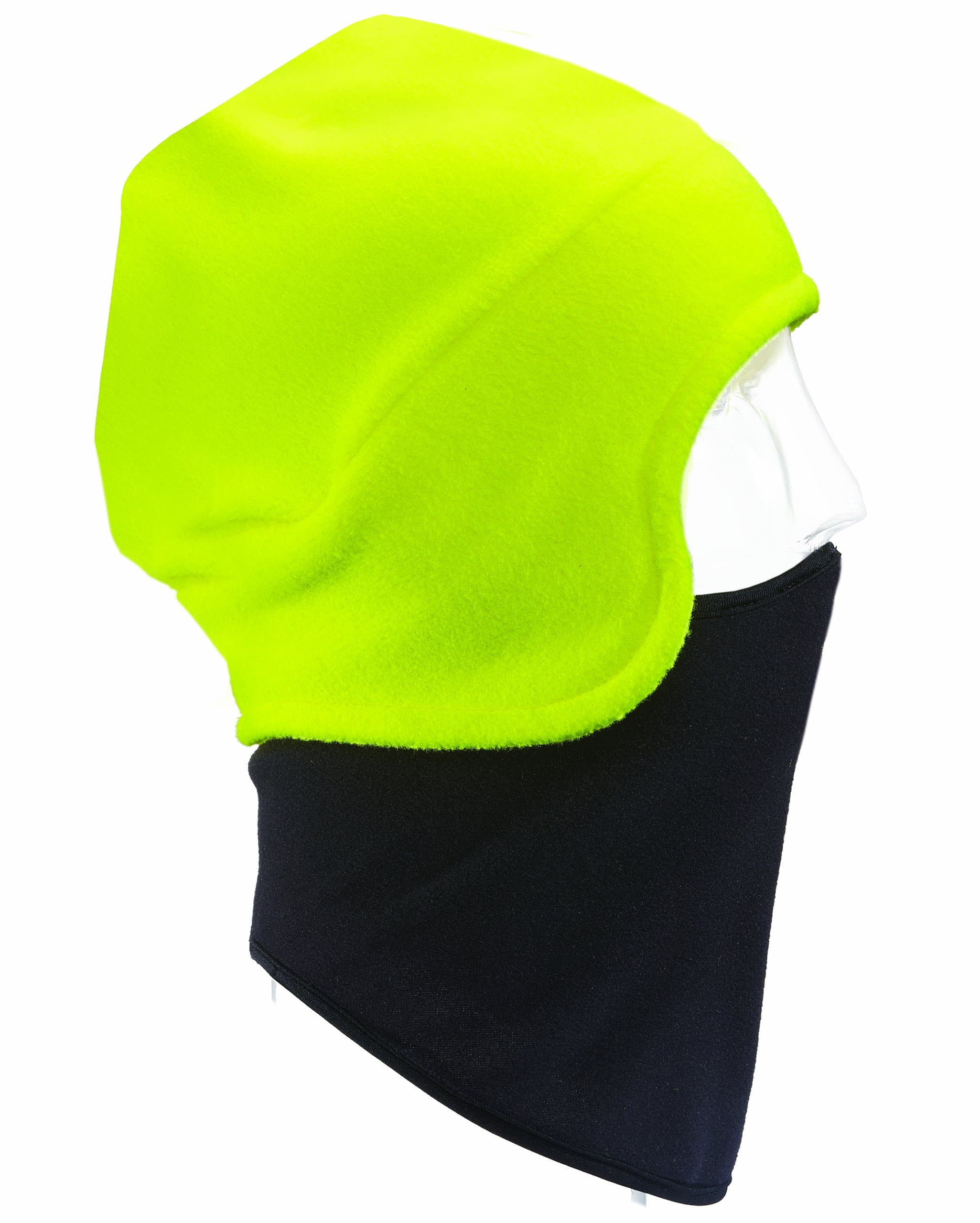 Seirus Innovation 8046 Original Quick Clava - Hat with Pull Down Fleece Balaclava for Head Face and Neck Protection High-Visibility Yellow