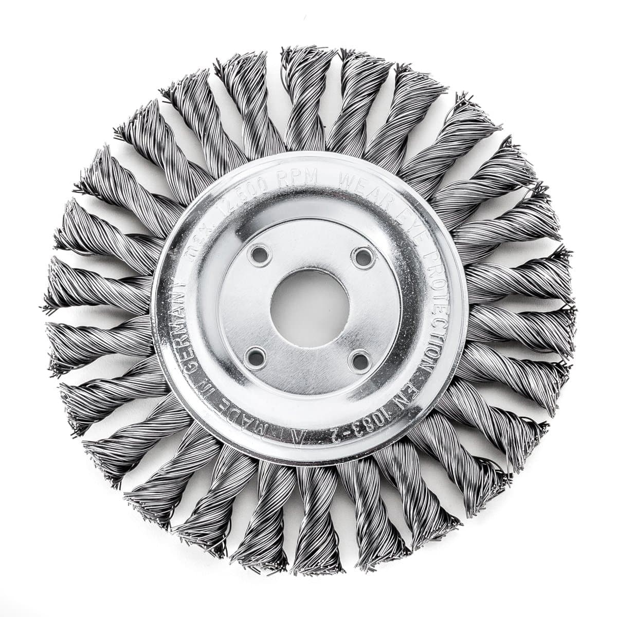 Lessman - Knot Wheel Brush 150X12X22.2 Steel Wire