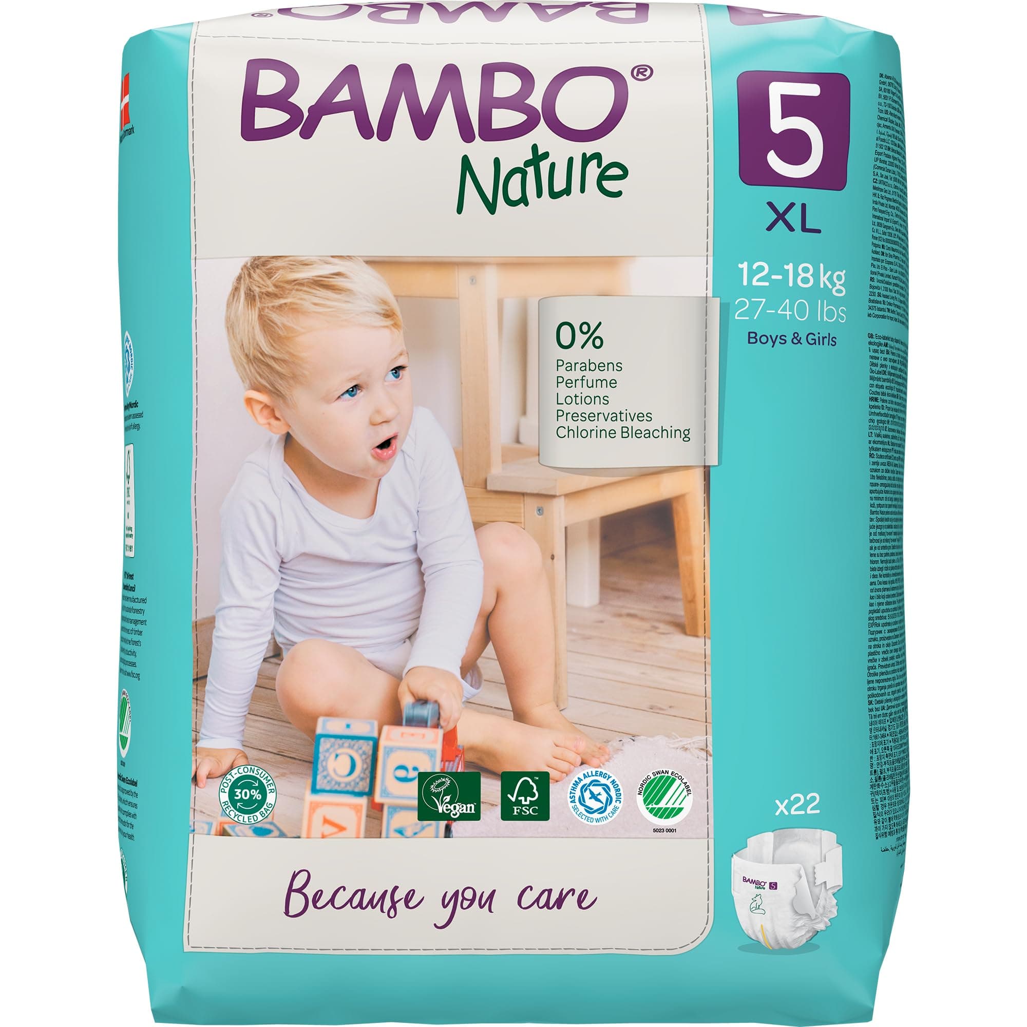 Premium Baby Tape Diapers for Baby XL Size (12-18 Kgs), Super Absorbent, Breathable, Extra Soft, Dermatologically Tested, Hypoallergenic Toddler Nappies With Wetness Indicator, 22 Count