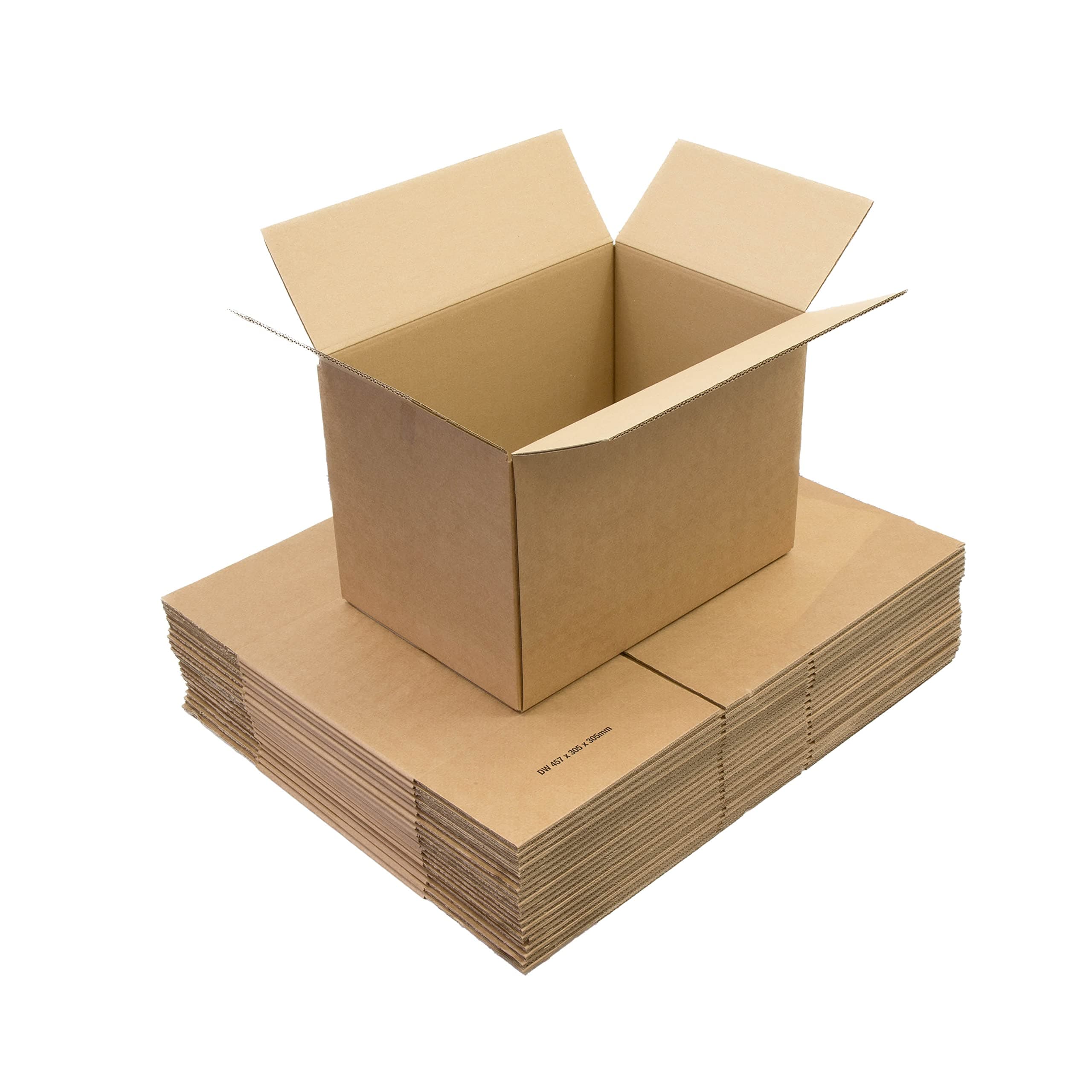SmithPackaging Double Wall Cardboard Shipping Boxes 457x305x305mm (18x12x12") Pack of 20 Cartons