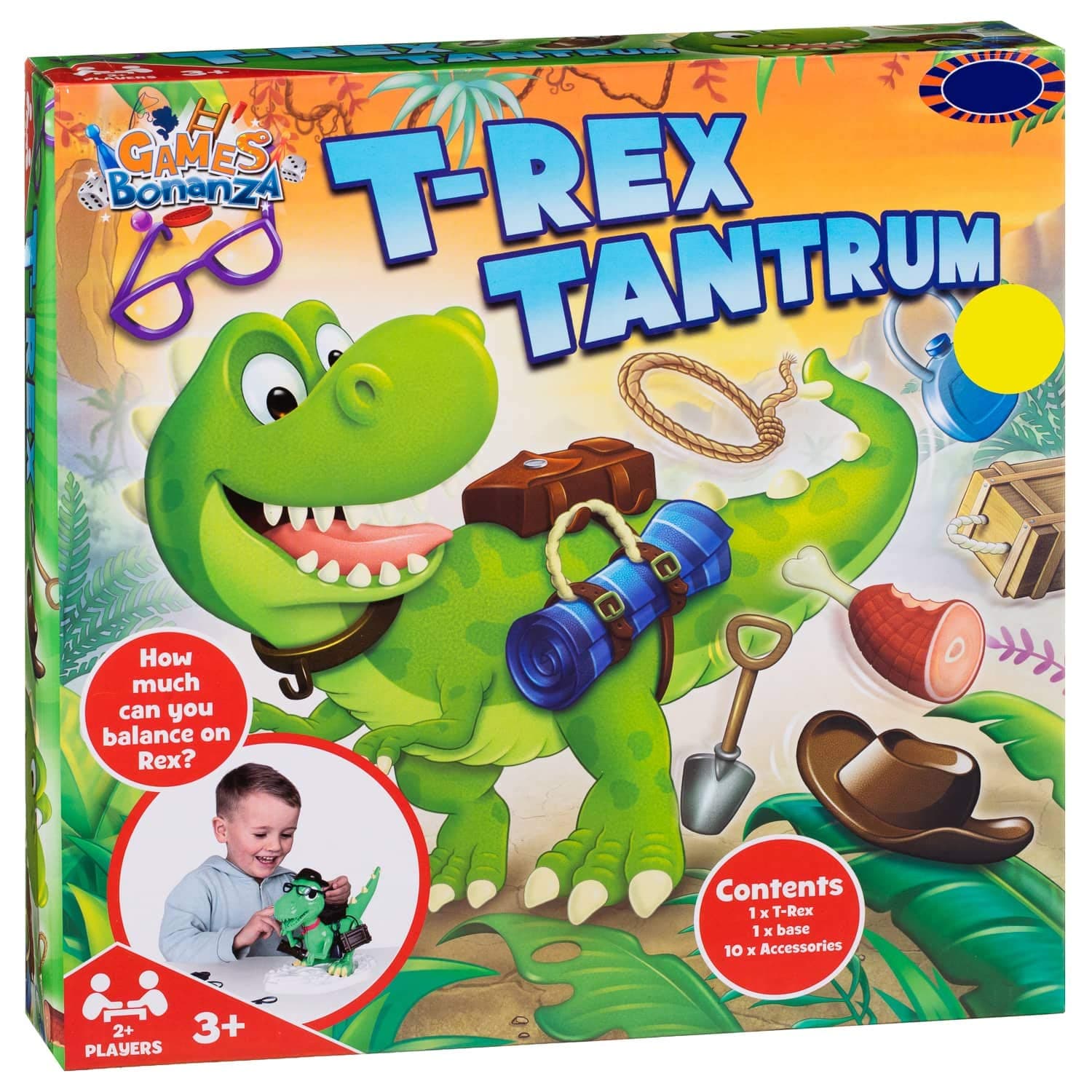 NinetyOne T-Rex Tantrum Children's Balancing Game Dinosaur 2+ Players Similar to Buckaroo