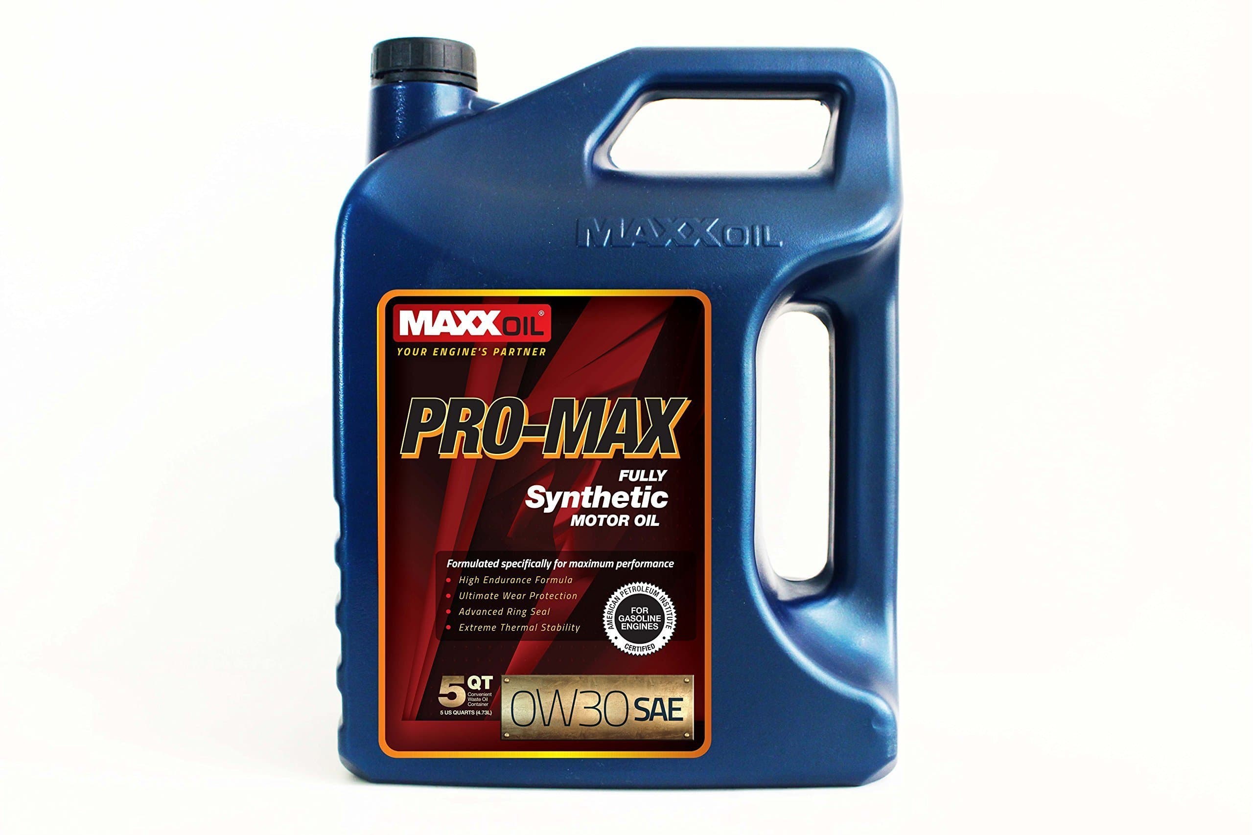 Maxx Oil PM-0W30-5Q Pro Max Synthetic Motor Oil 0w30, 5 Quart